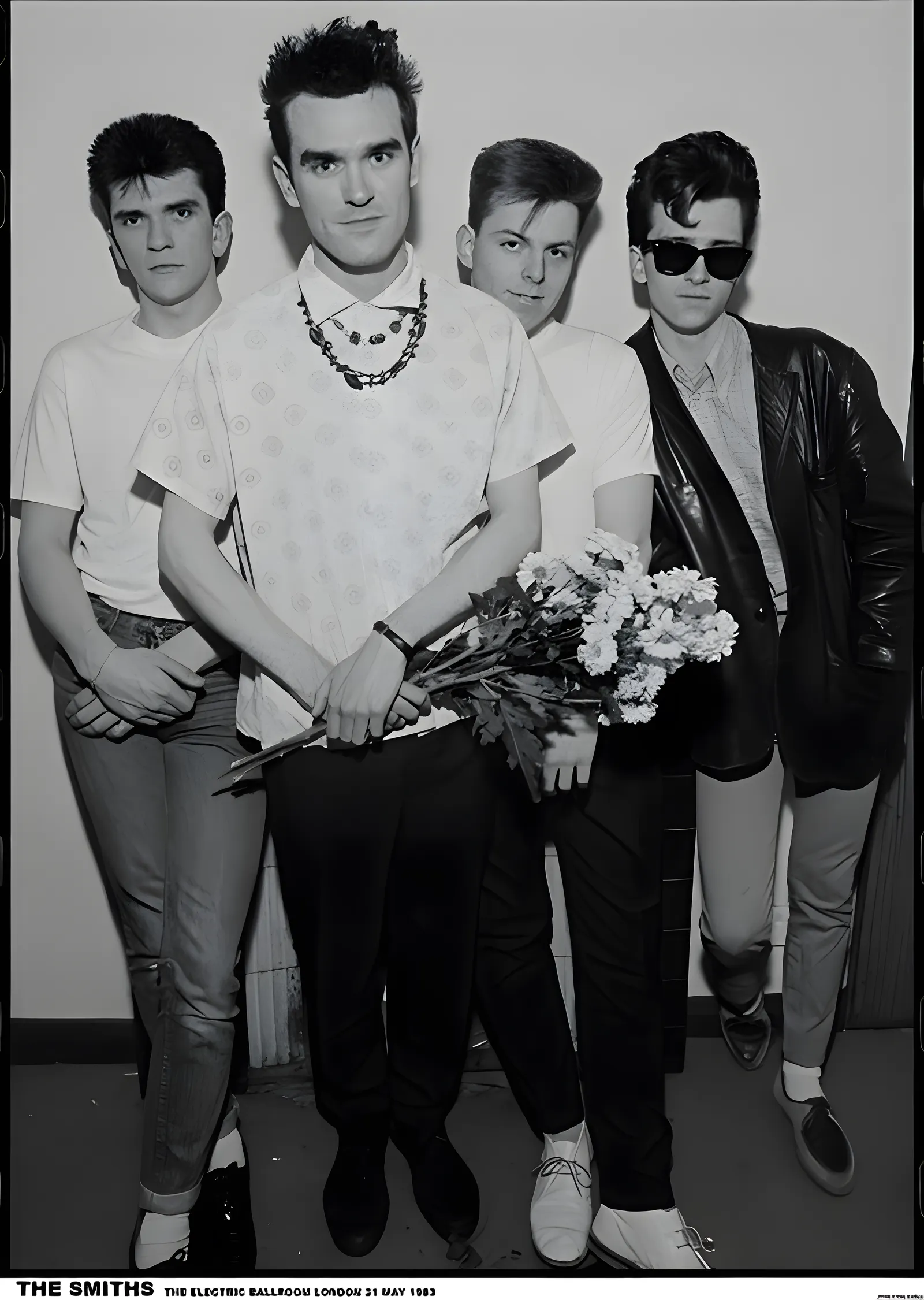 The Smiths: Electric Ballroom 1983 metal tablo