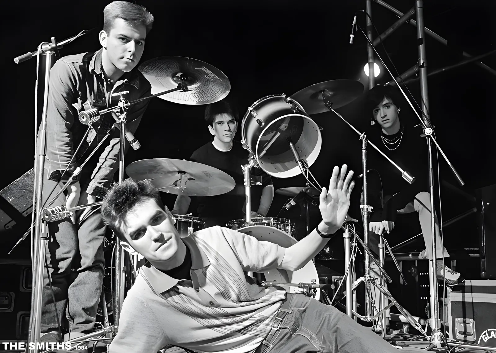 The Smiths: Electric Ballroom 1984 metal tablo