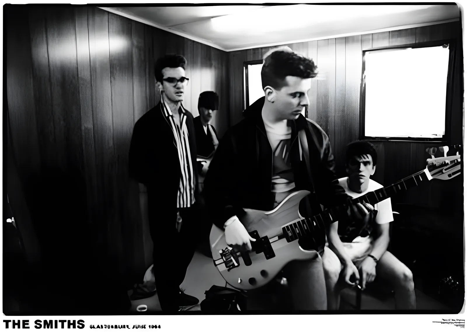 The Smiths: Glastonbury 1984 metal tablo