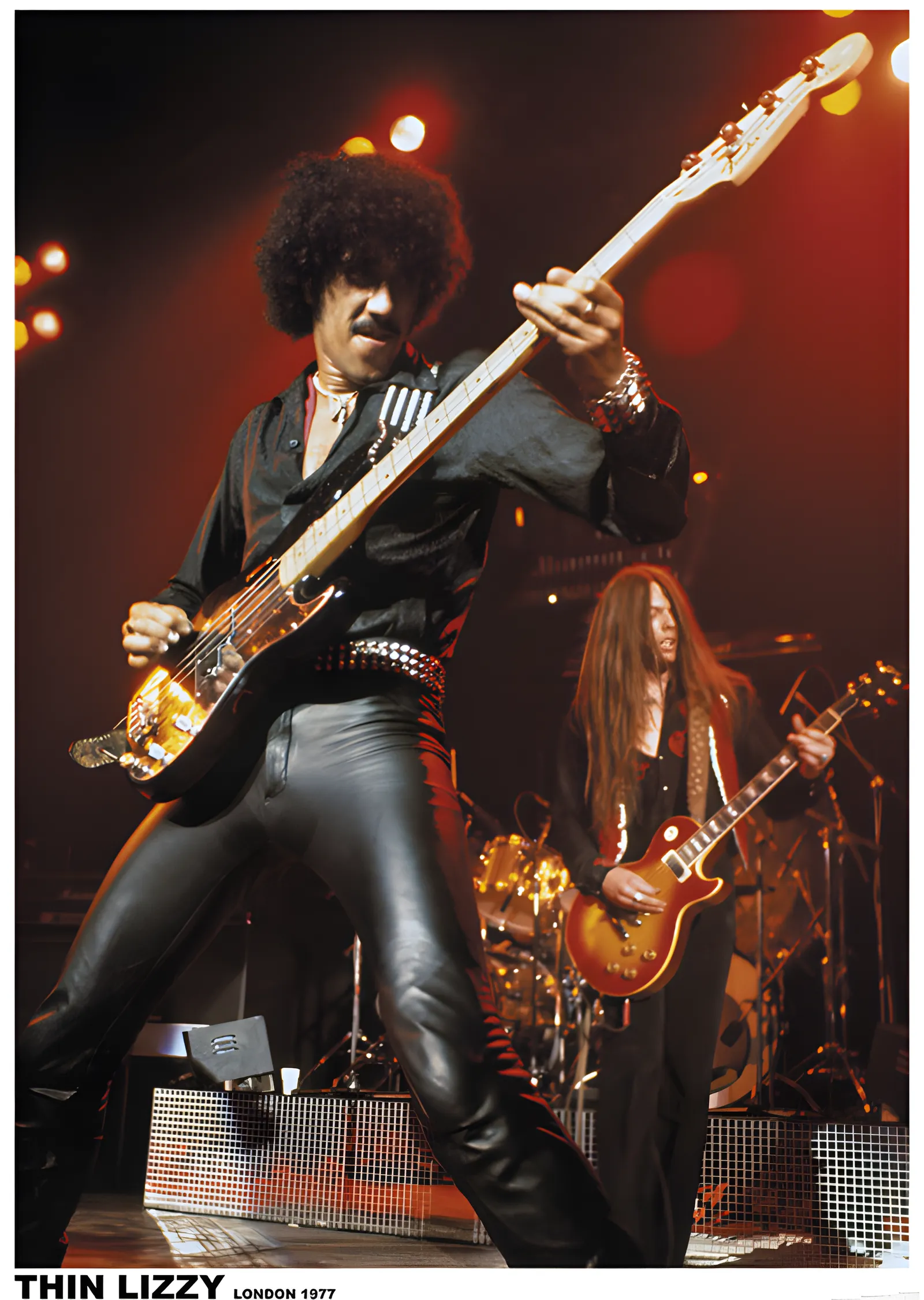 Thin Lizzy: Londra 1977 metal tablo