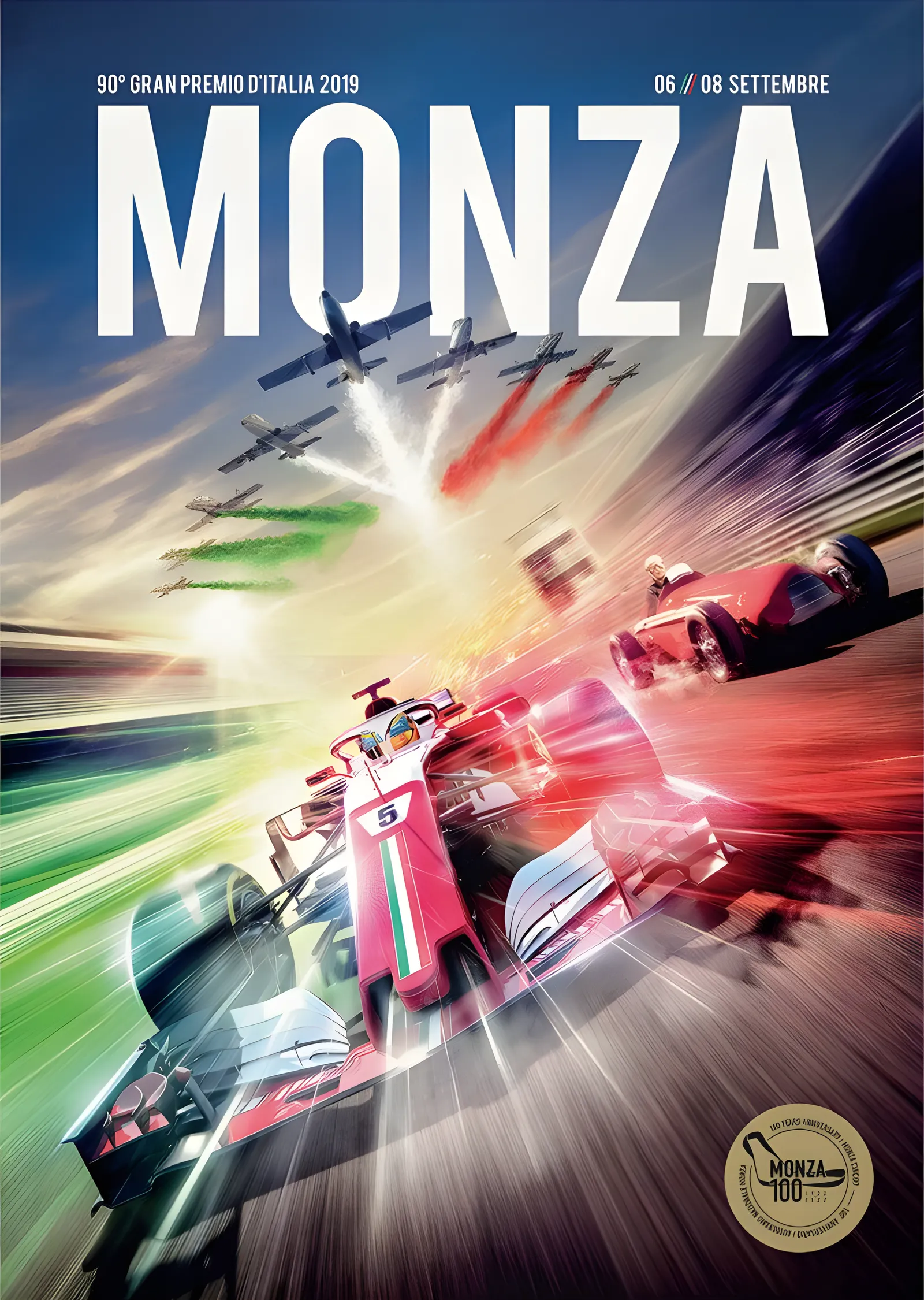 Monza Pisti · 2019 100. Yıl metal tablo