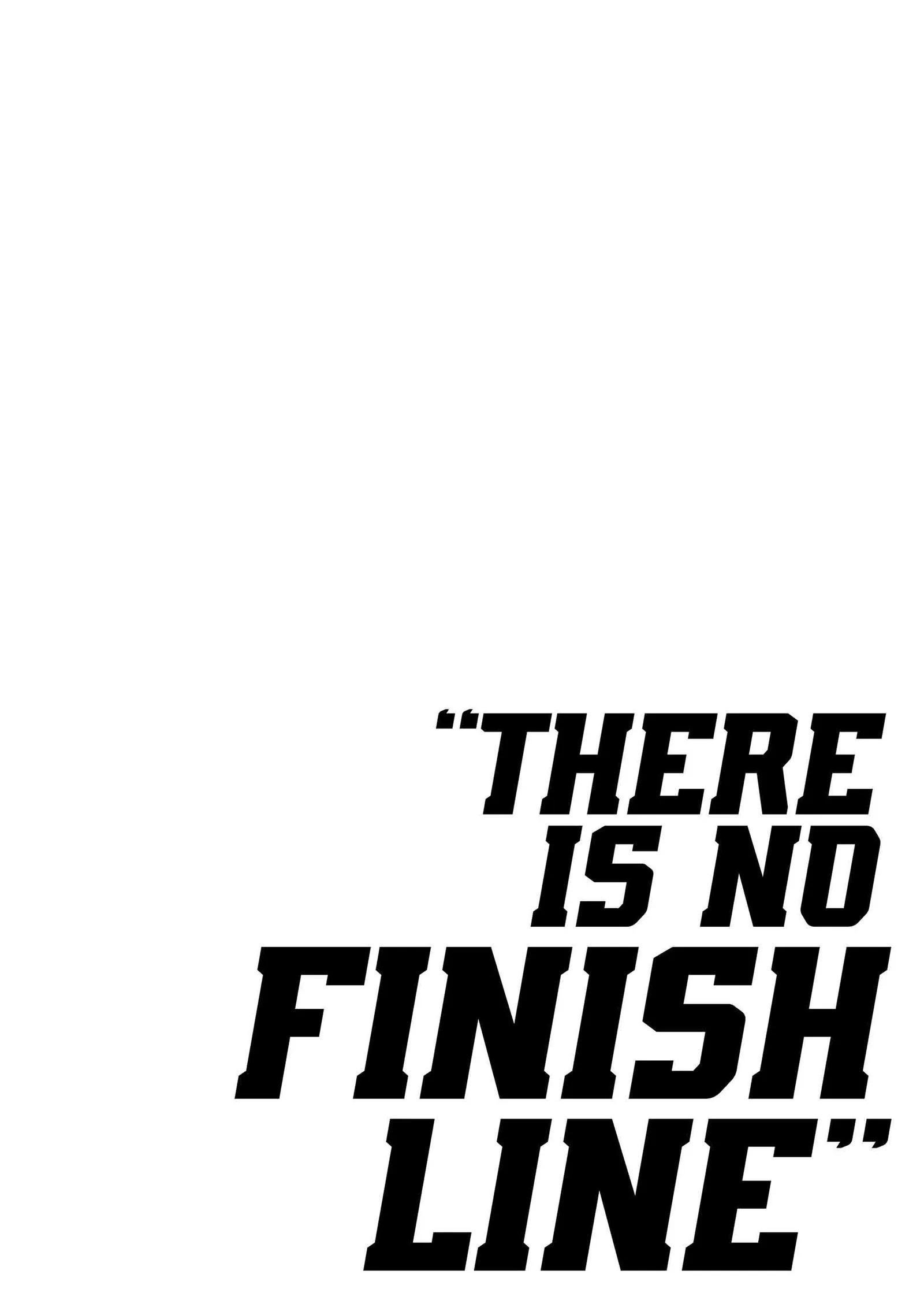 There Is No Finish Line metal tablo