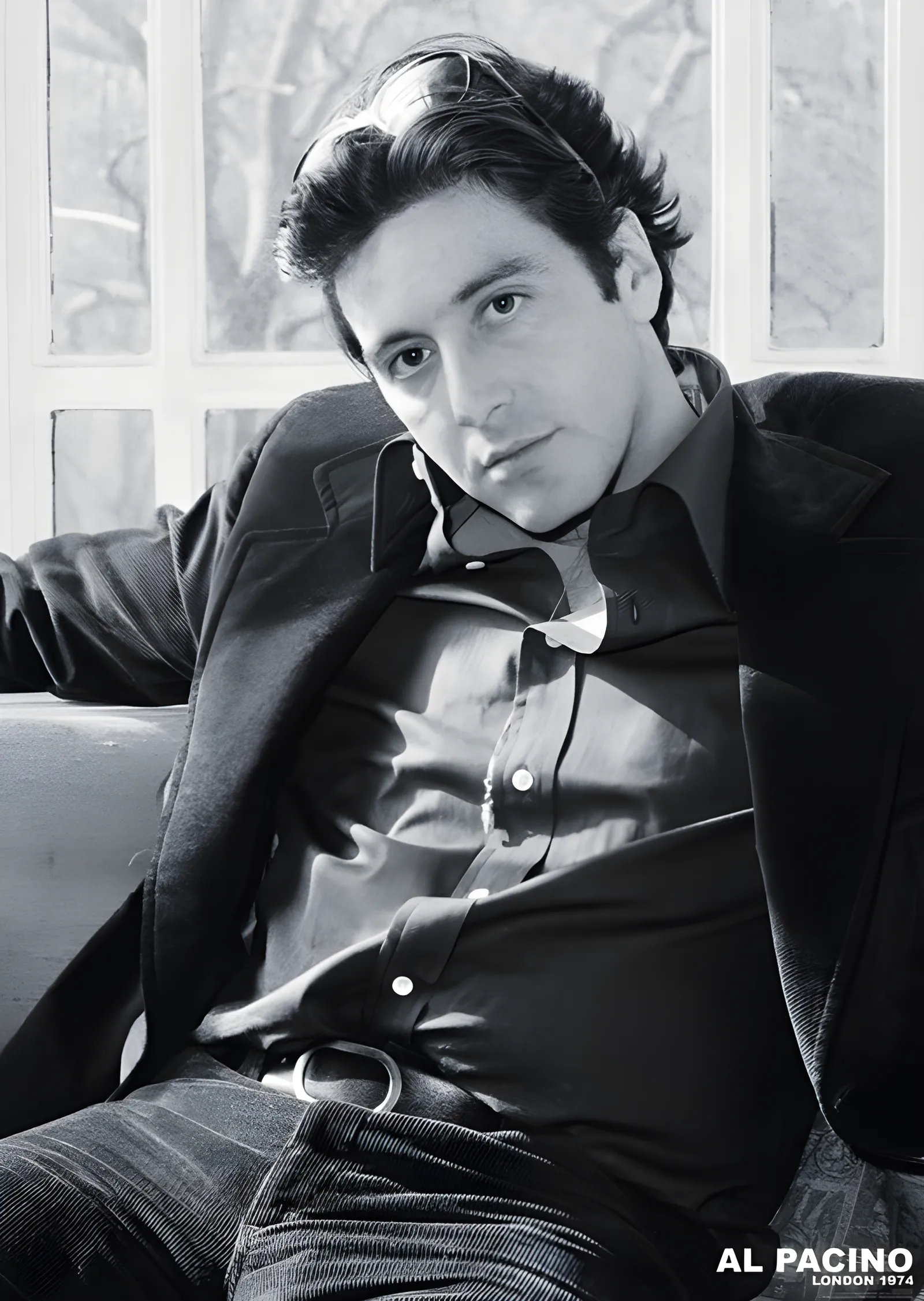 Al Pacino: Londra 1974 metal tablo