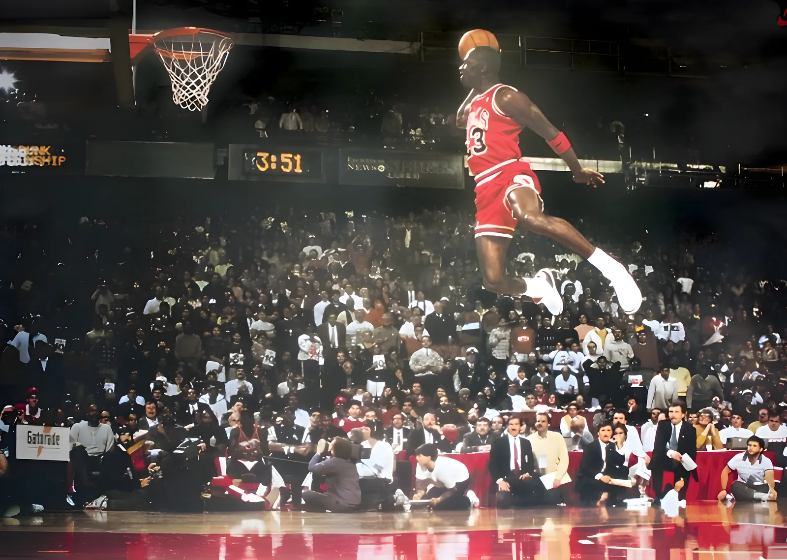 Michael Jordan: Smaç Yarışması metal tablo