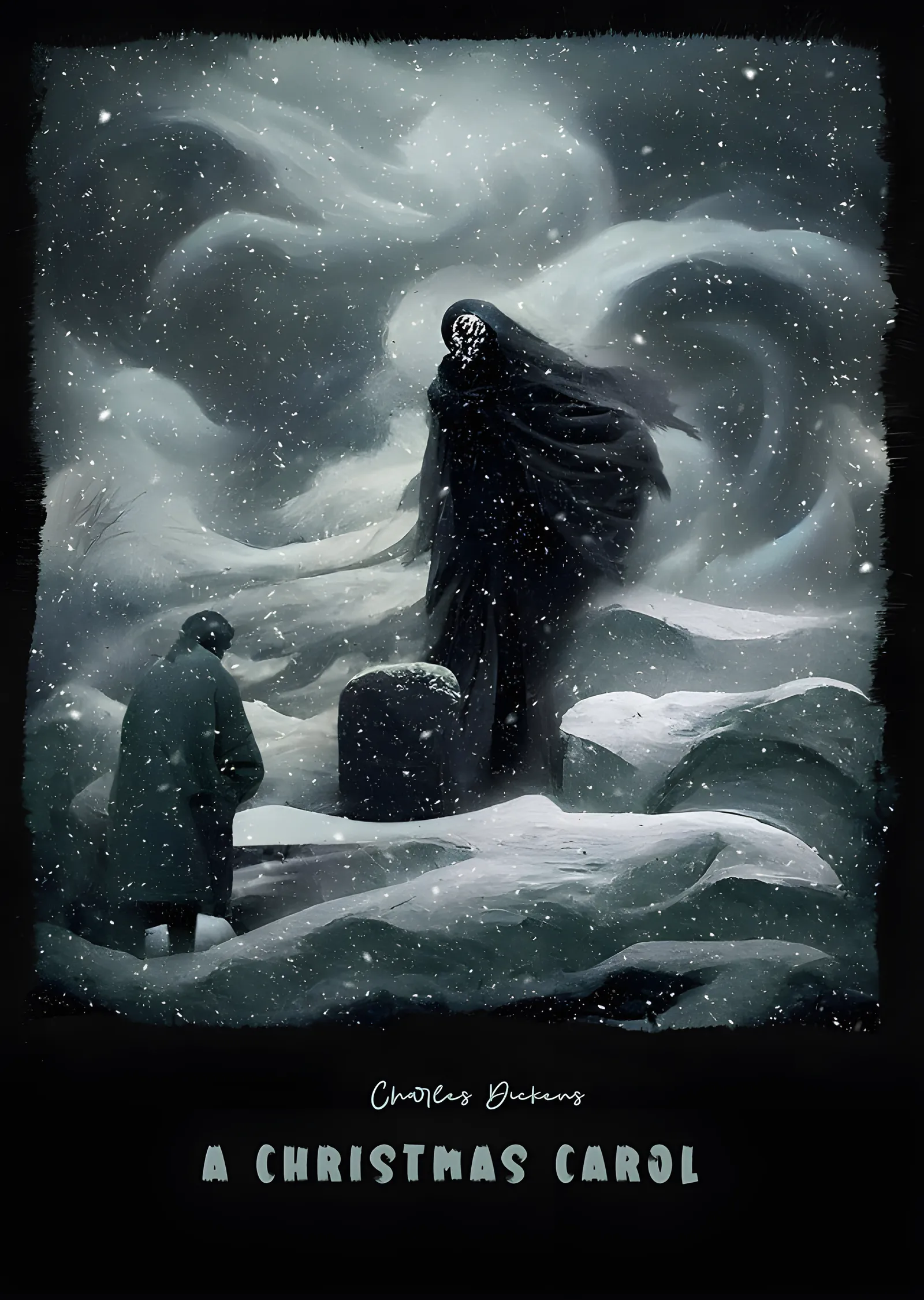 A Christmas Carol metal tablo