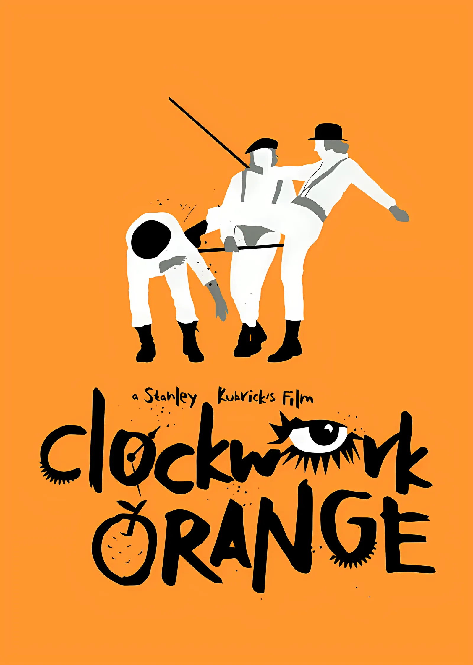 A Clockwork Orange metal tablo