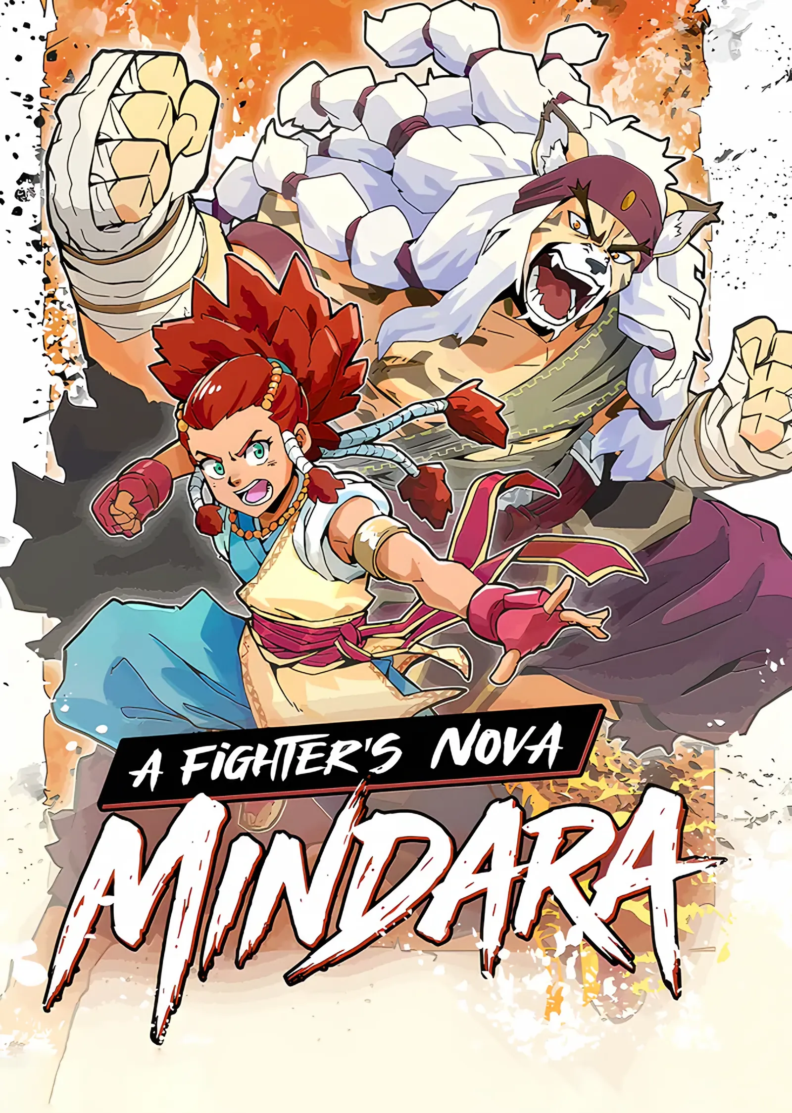 A Fighter's Nova Mindara: Yumruk Karşılaşması metal tablo
