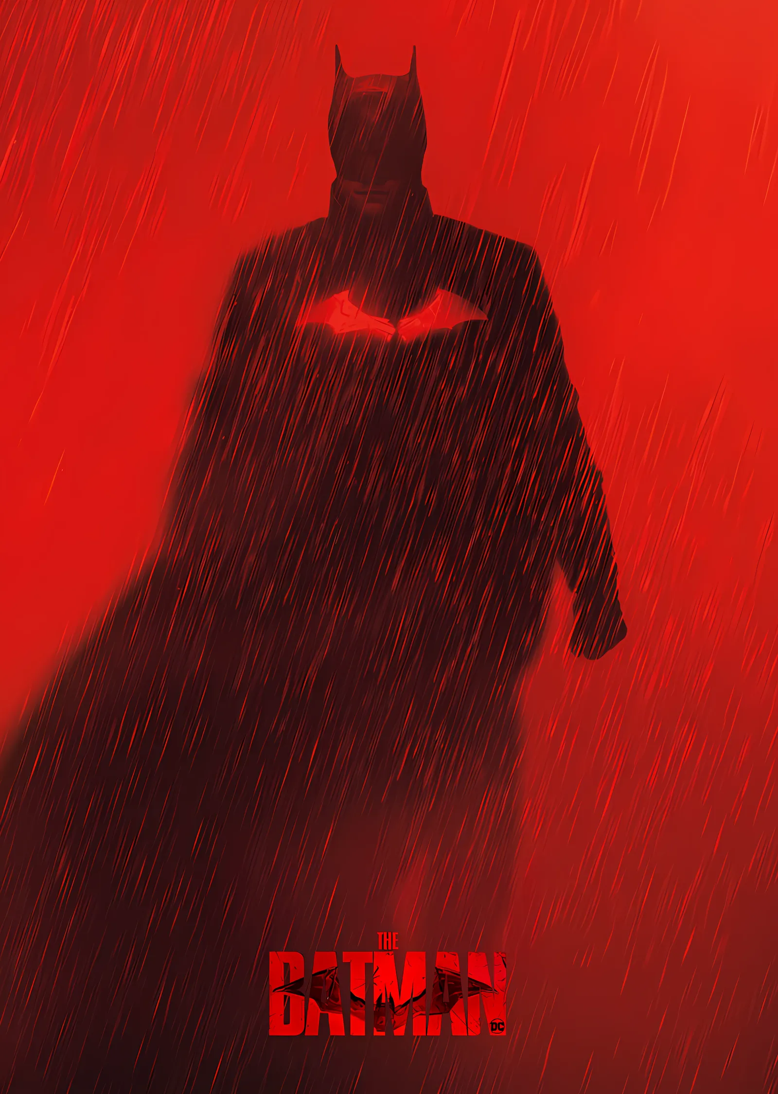 The Batman: Kızıl Yağmur metal tablo