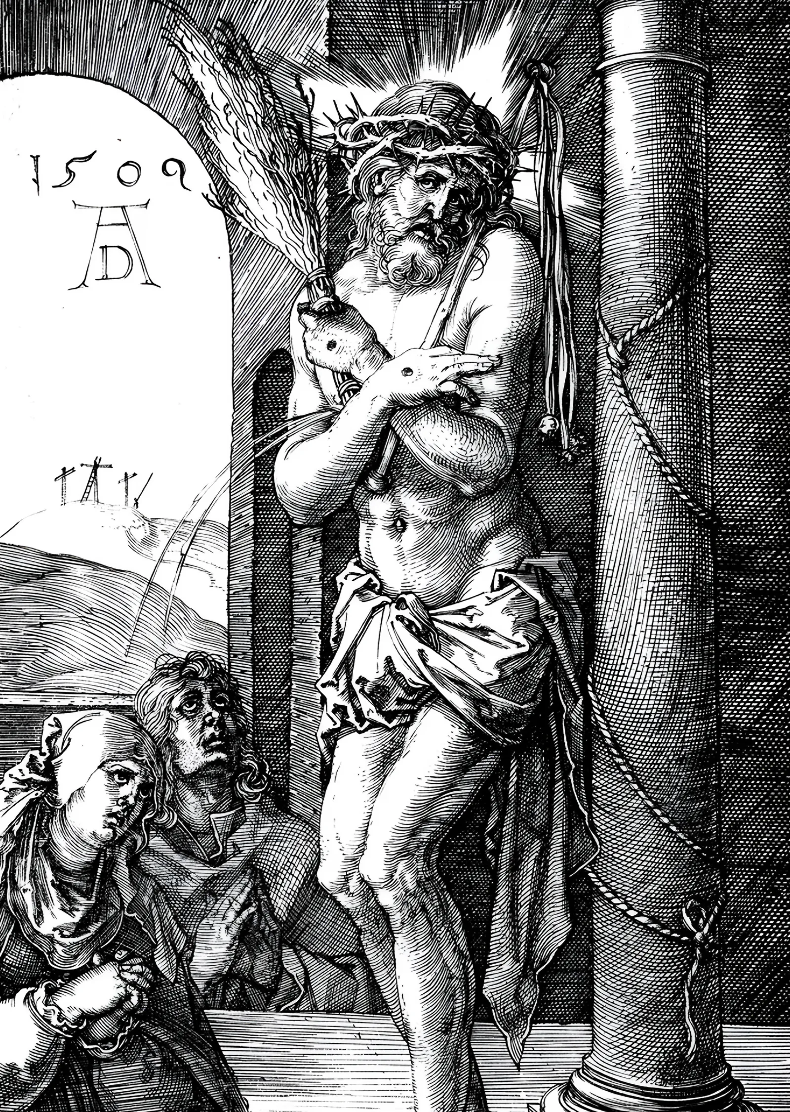 Acılar Adamı - Albrecht Dürer metal tablo