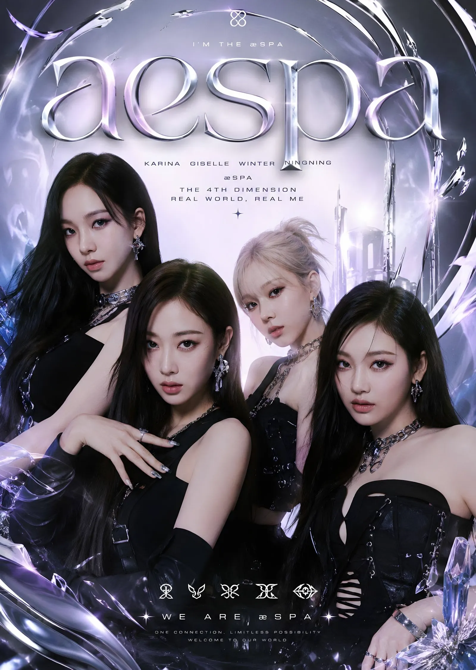 aespa - Real World metal tablo