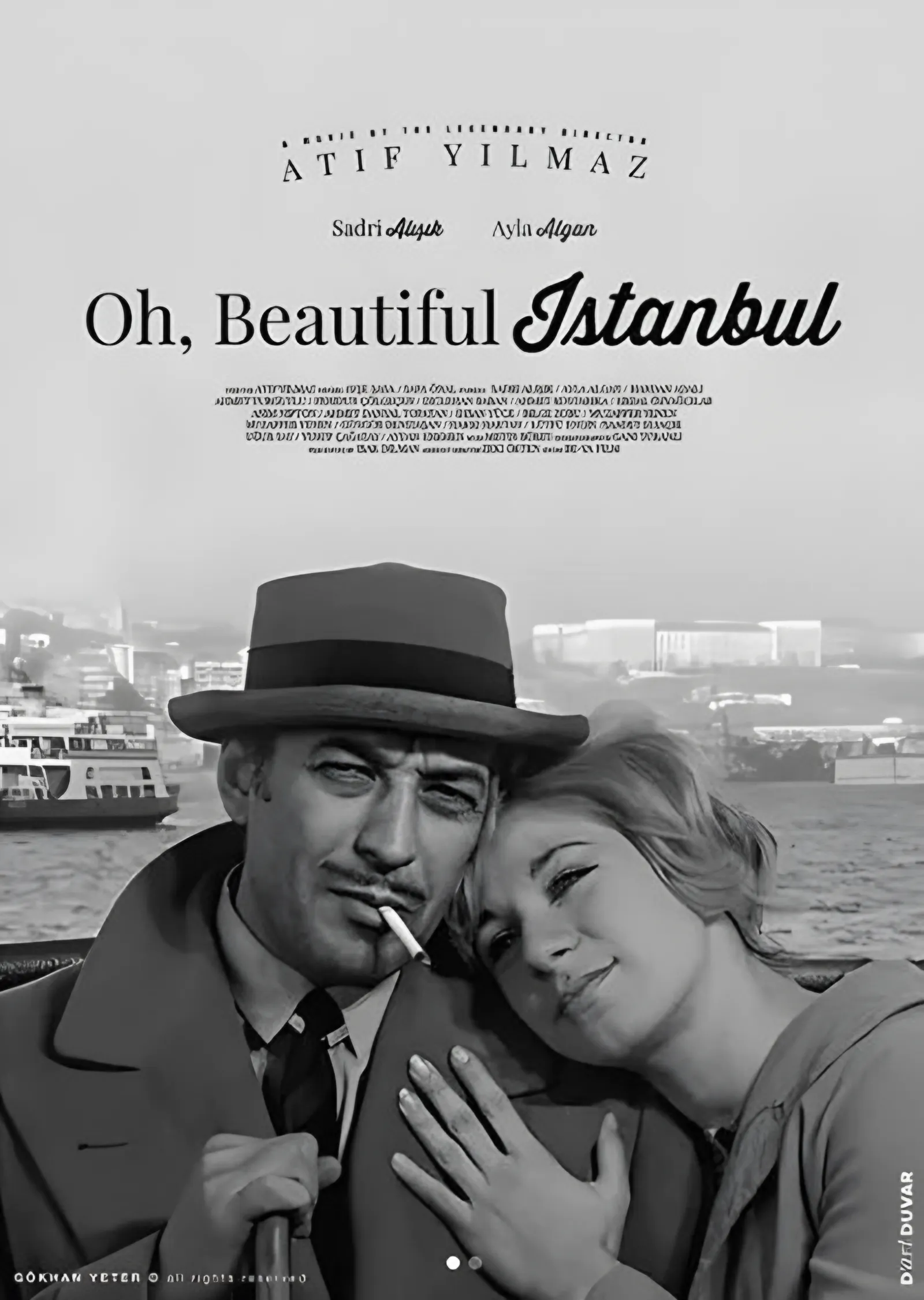 Ah Güzel İstanbul - Film Afişi metal tablo
