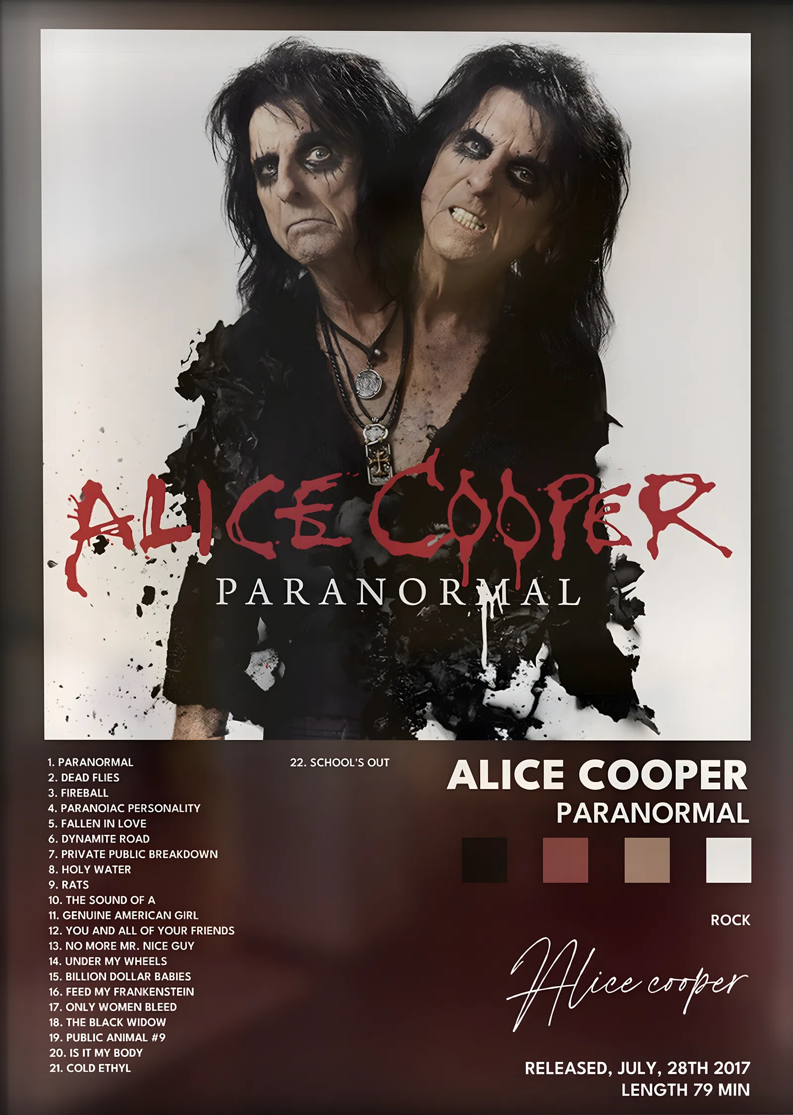 Alice Cooper: Paranormal metal tablo