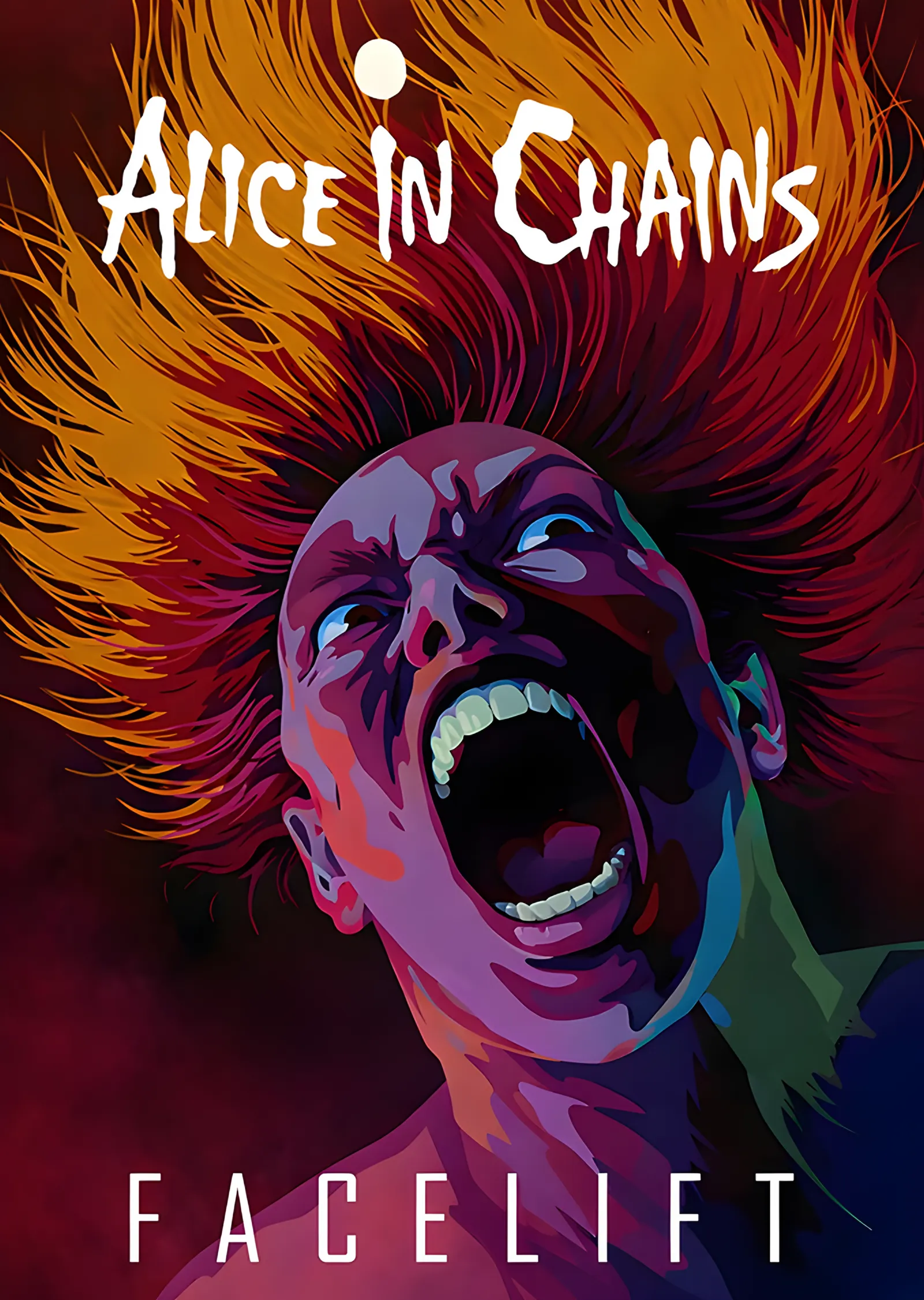 Alice in Chains: Facelift Albüm Kapağı metal tablo