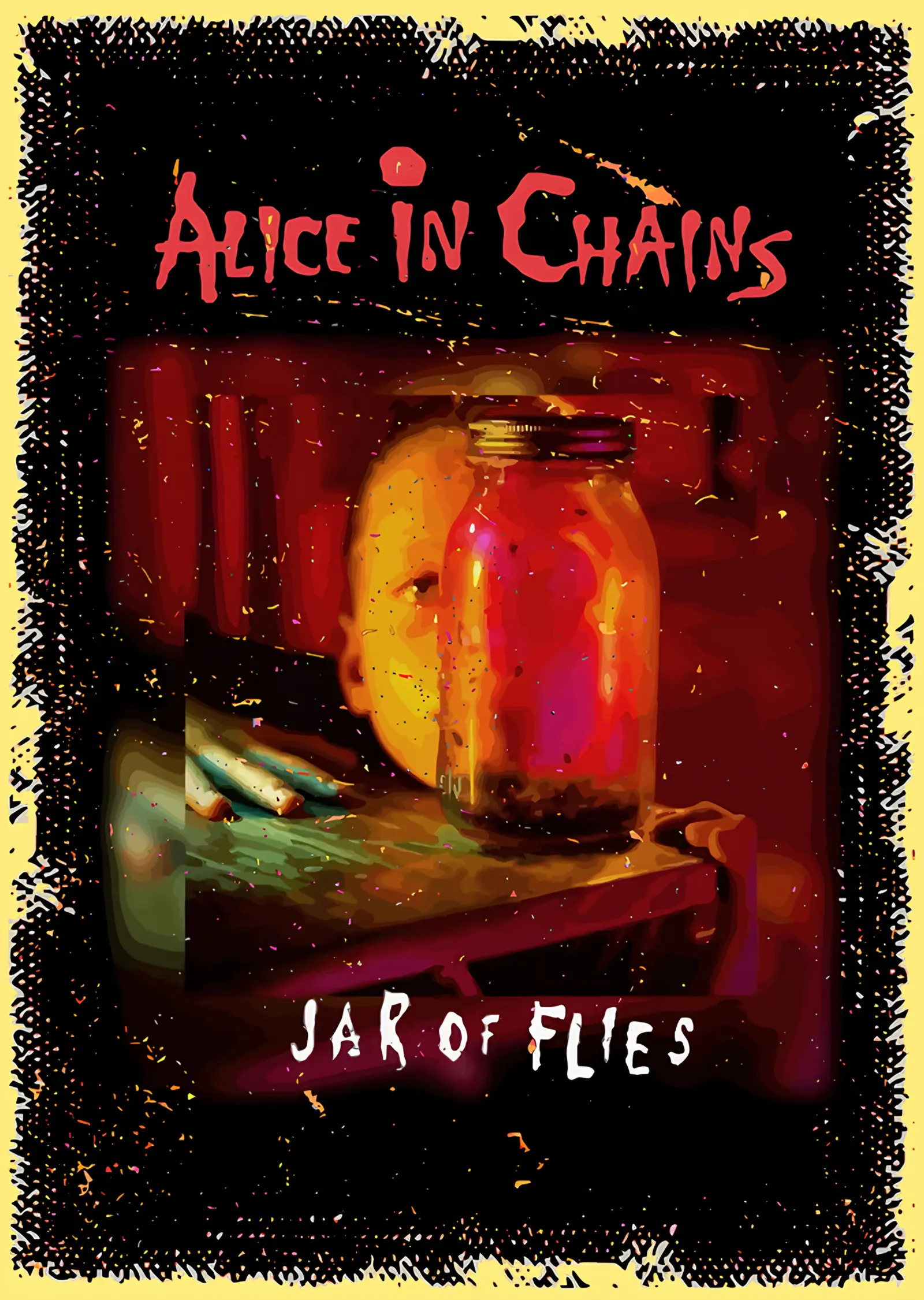 Alice in Chains: Jar of Flies Kapağı metal tablo