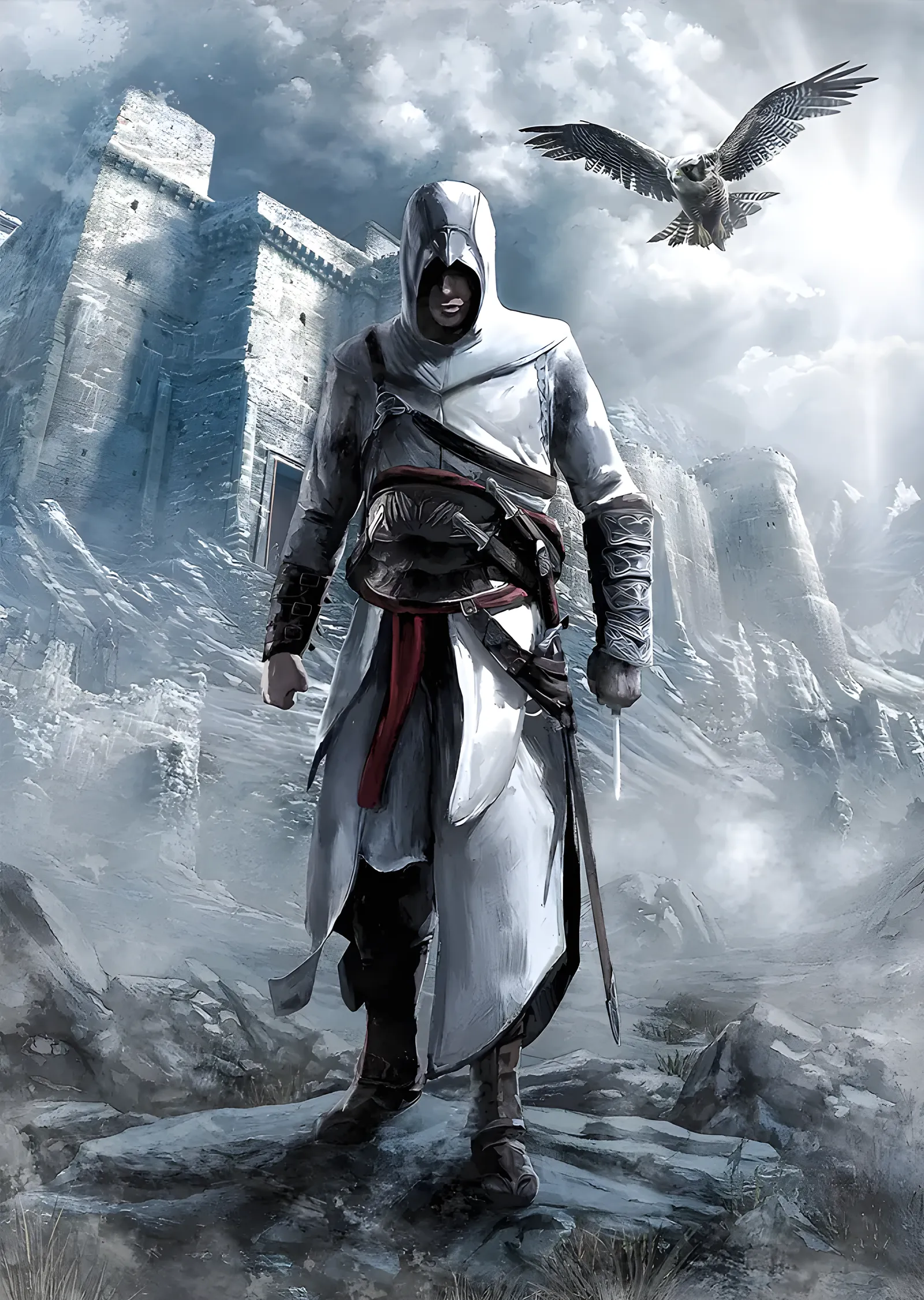 Altaïr Ibn-La'Ahad - Assassin's Creed metal tablo