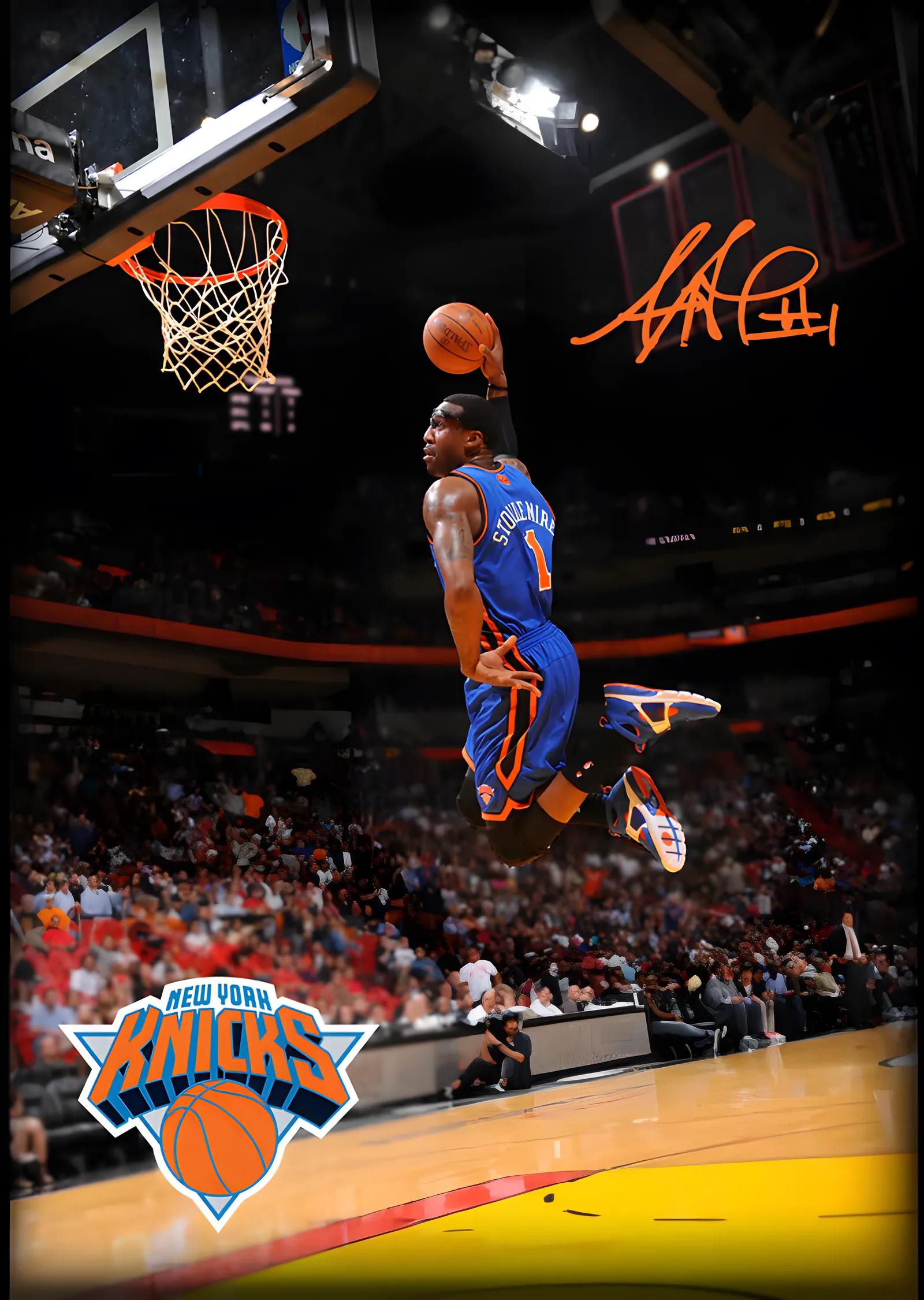 Amar'e Stoudemire - Smaç metal tablo