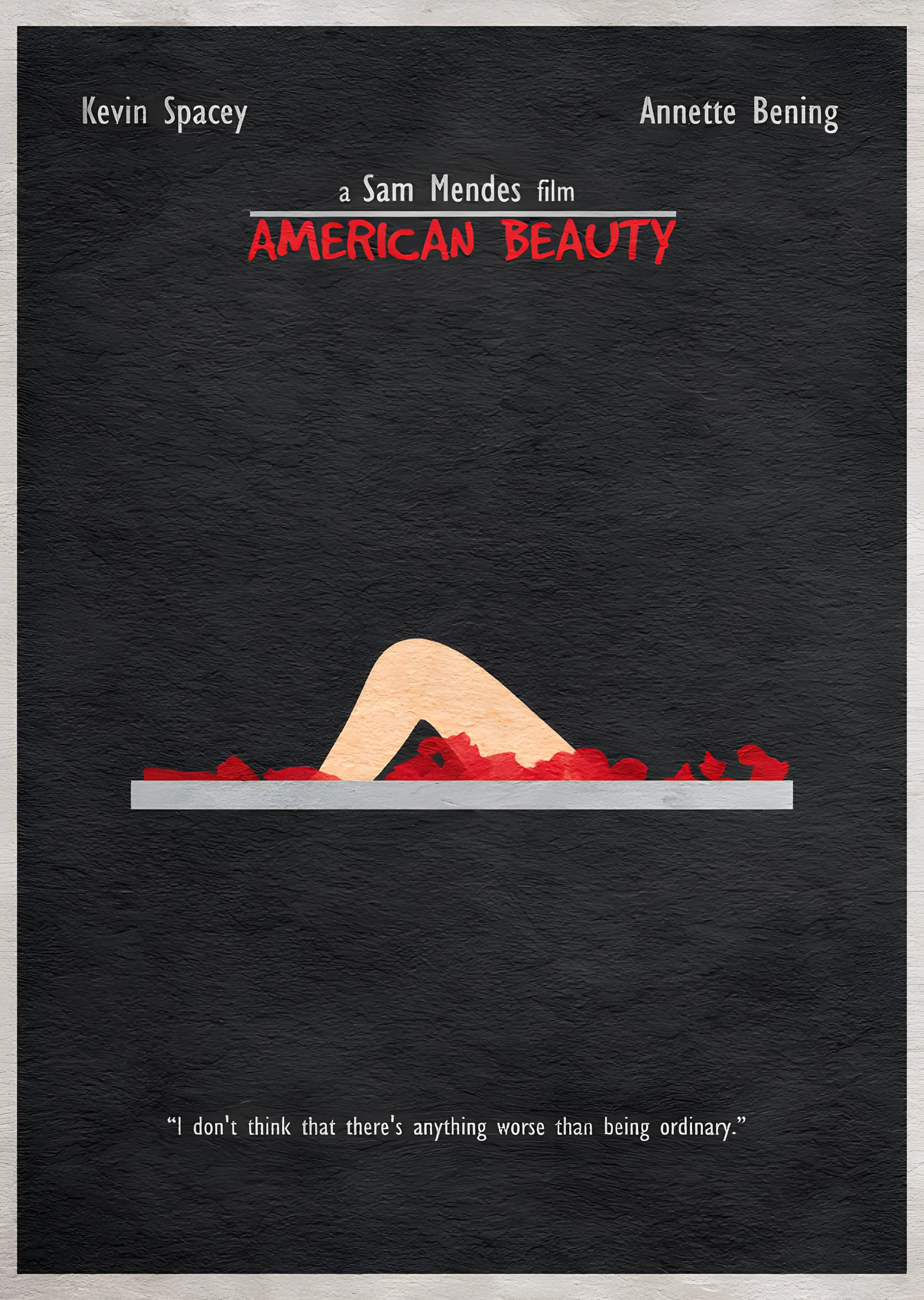 American Beauty metal tablo