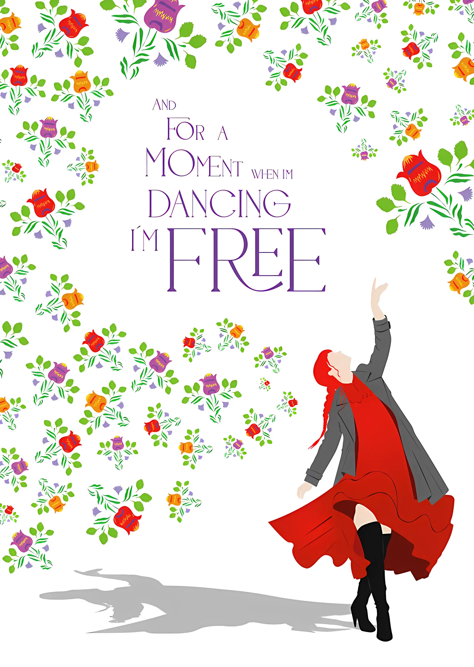 And for a Moment When I'm Dancing I'm Free metal tablo