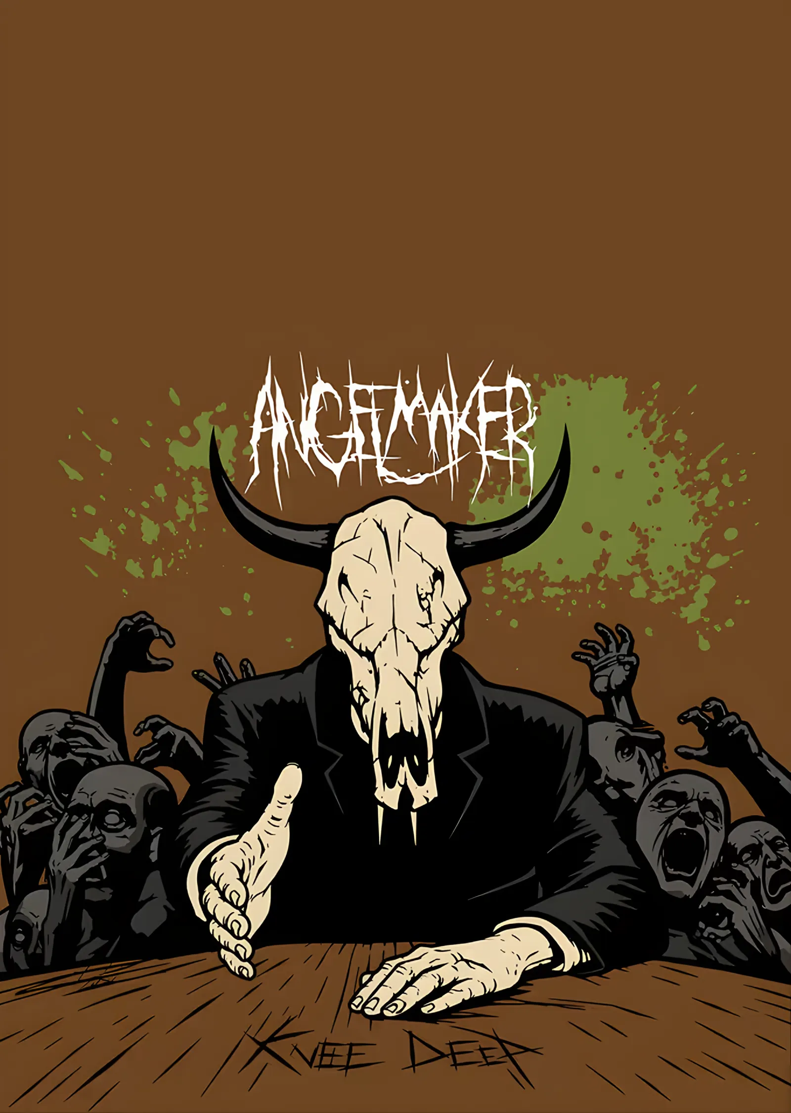 Angelmaker - Knee Deep metal tablo