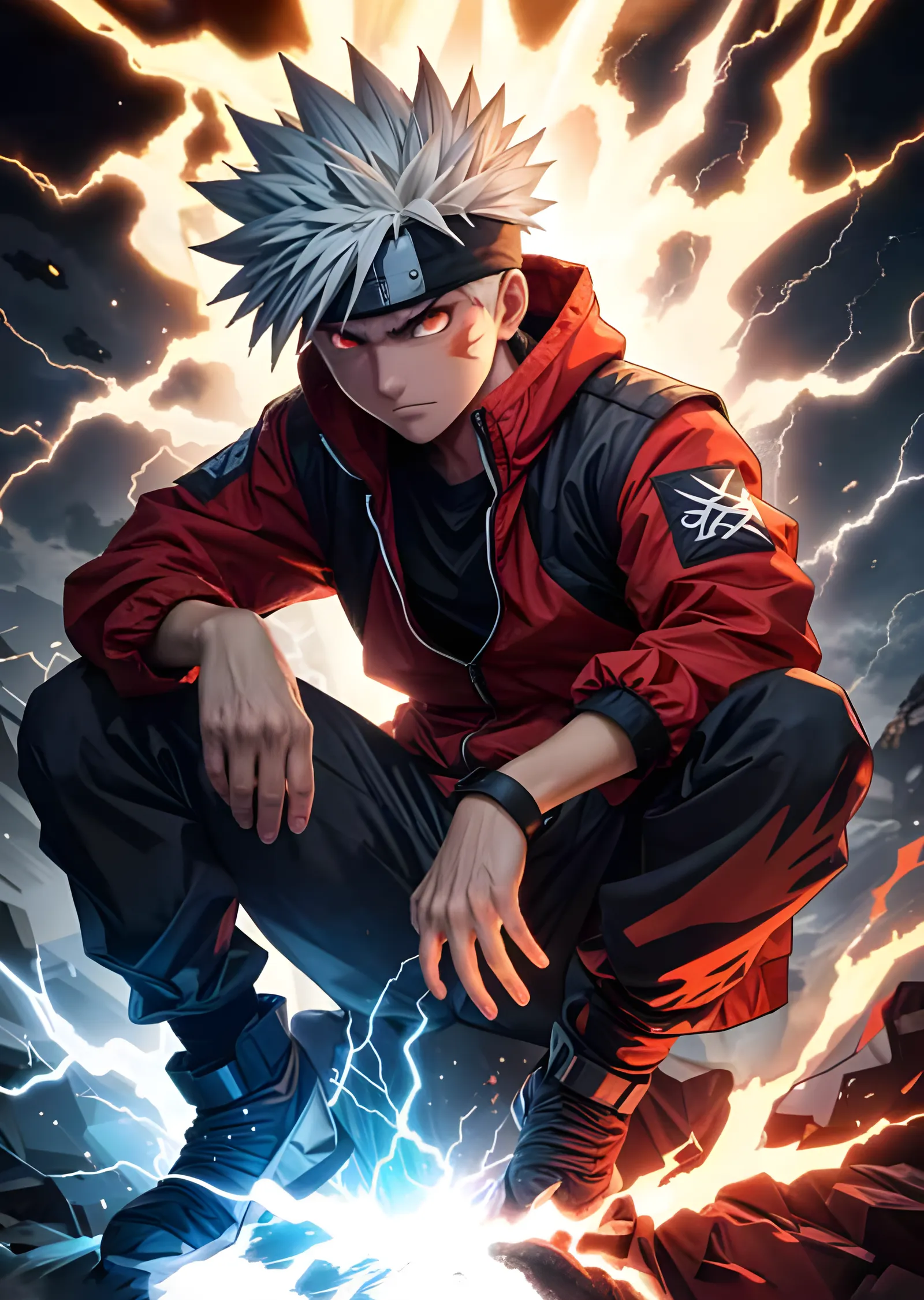Naruto - Kakashi Hatake metal tablo