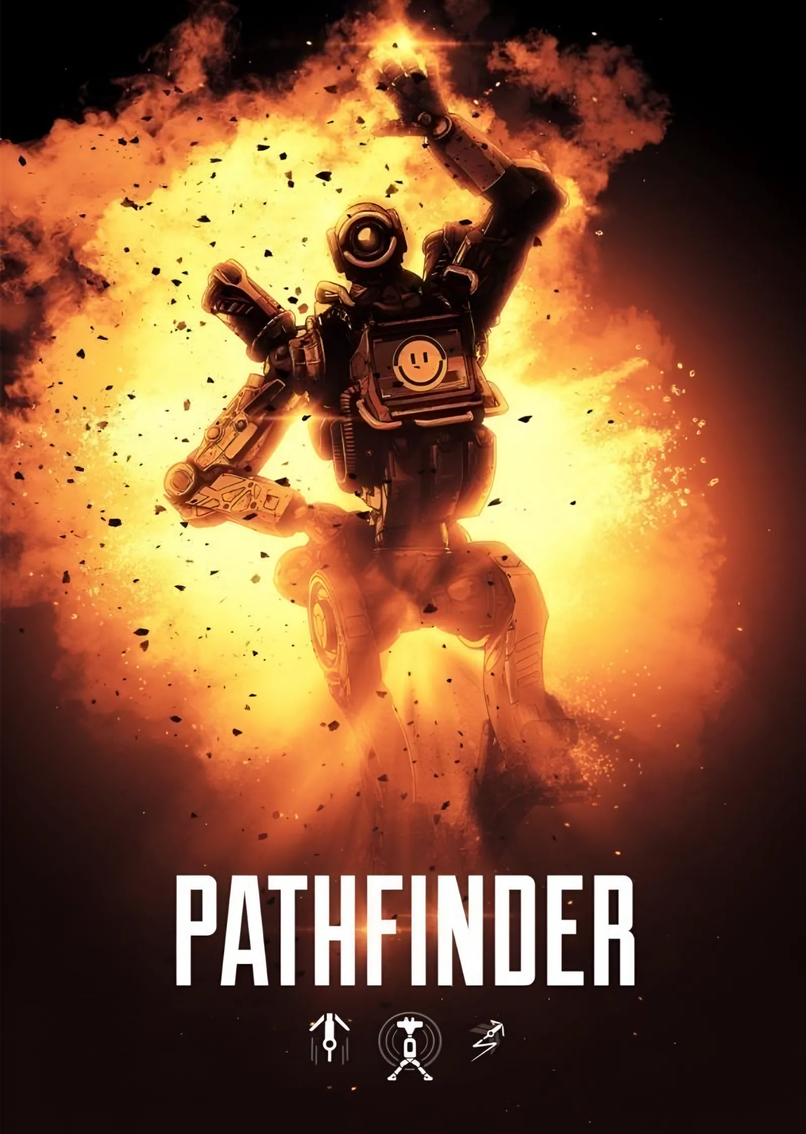 Apex Legends - Pathfinder Patlaması metal tablo
