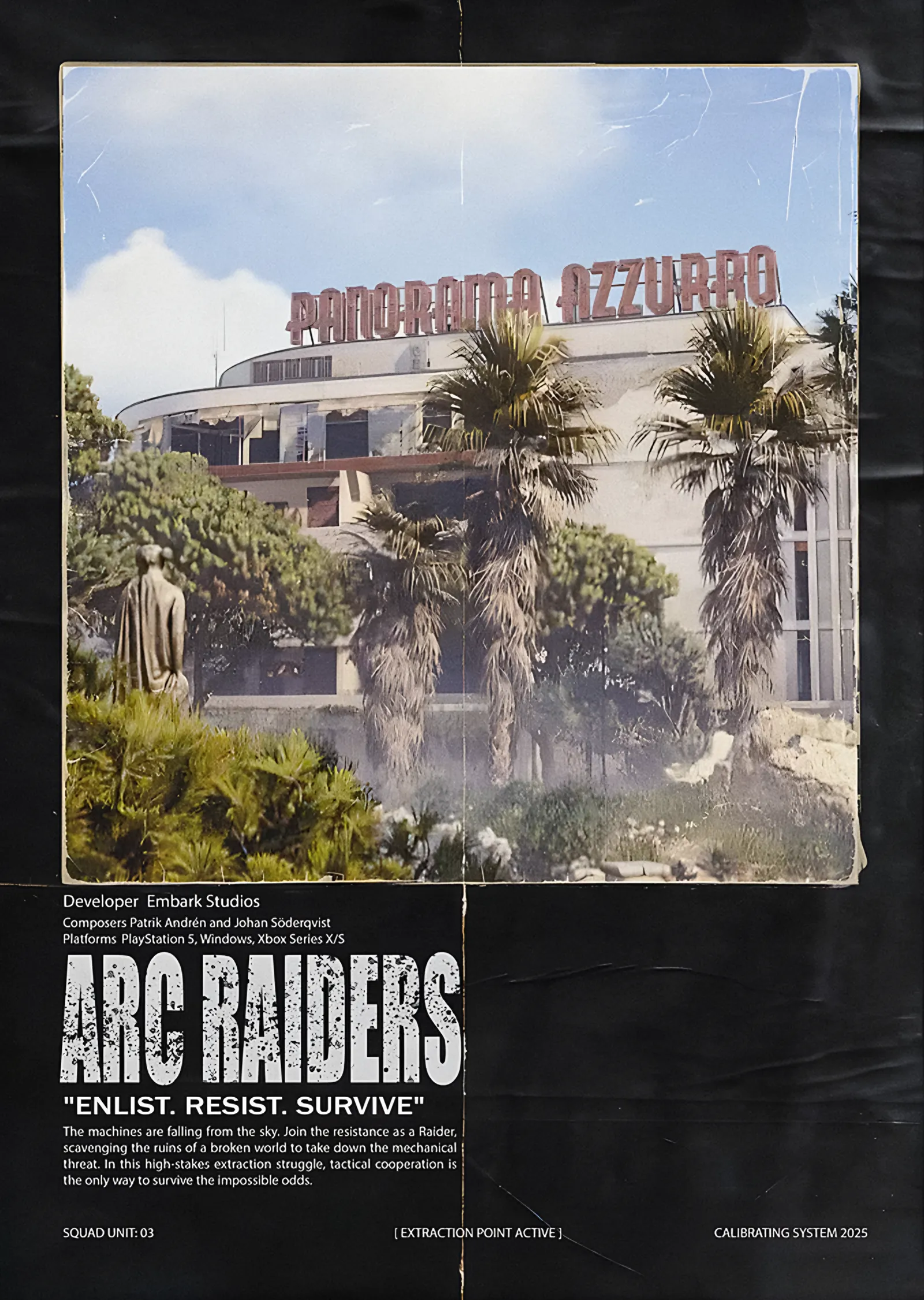 ARC Raiders: Terk Edilmiş Otelin Fotoğrafı metal tablo