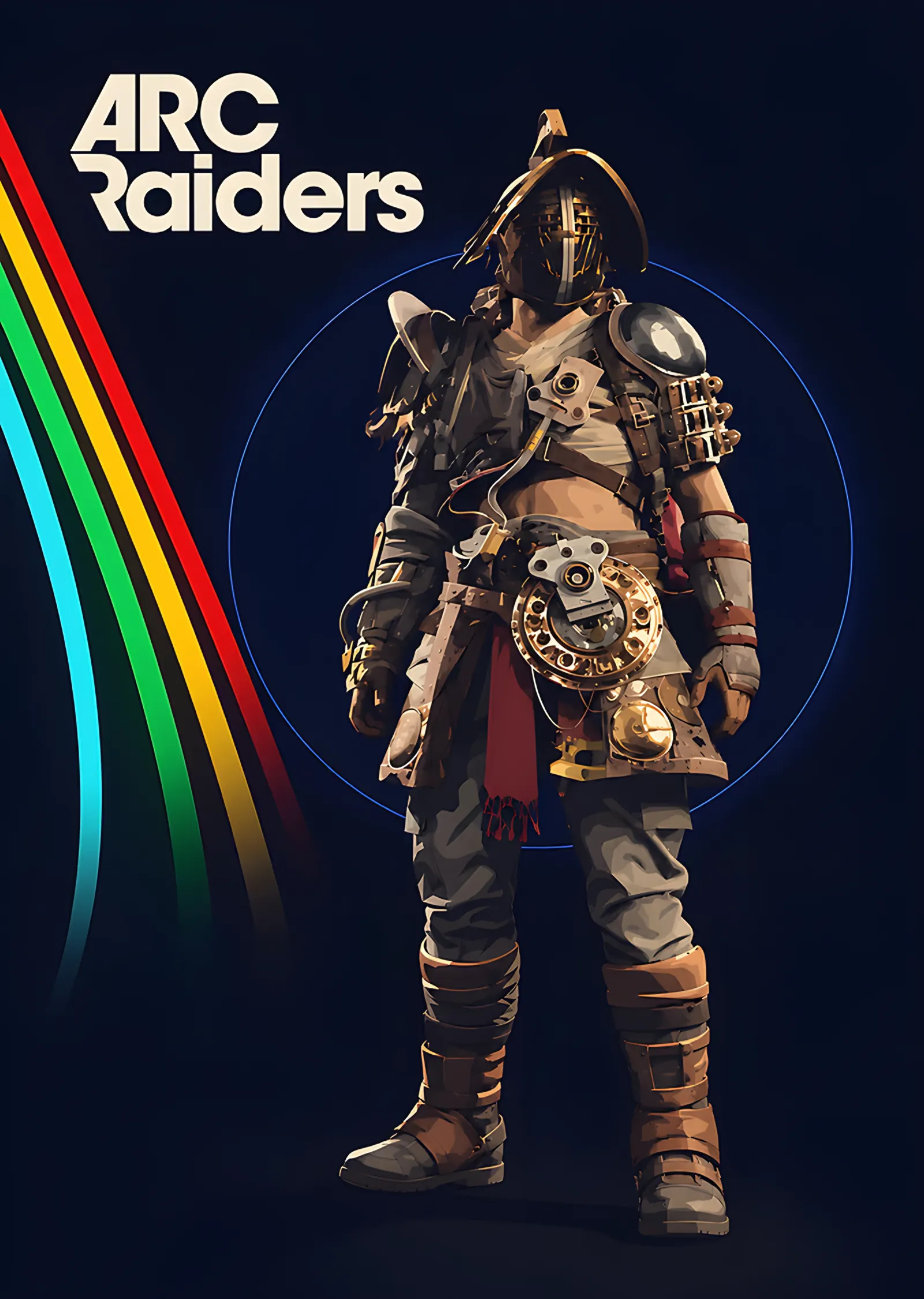 ARC Raiders: Zırhlı Akıncı Portresi metal tablo