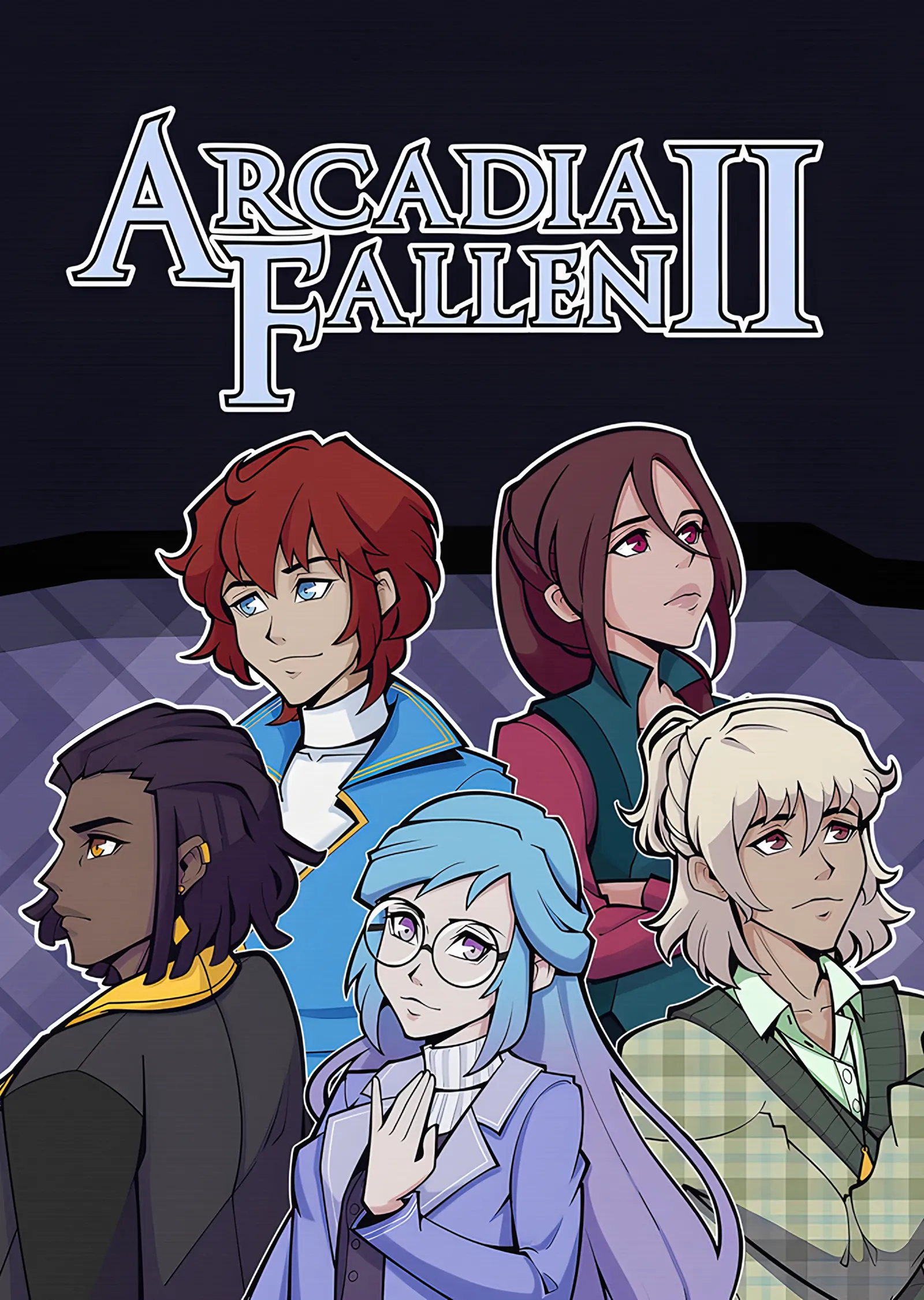 Arcadia Fallen II: Beş Karakterin Portresi metal tablo