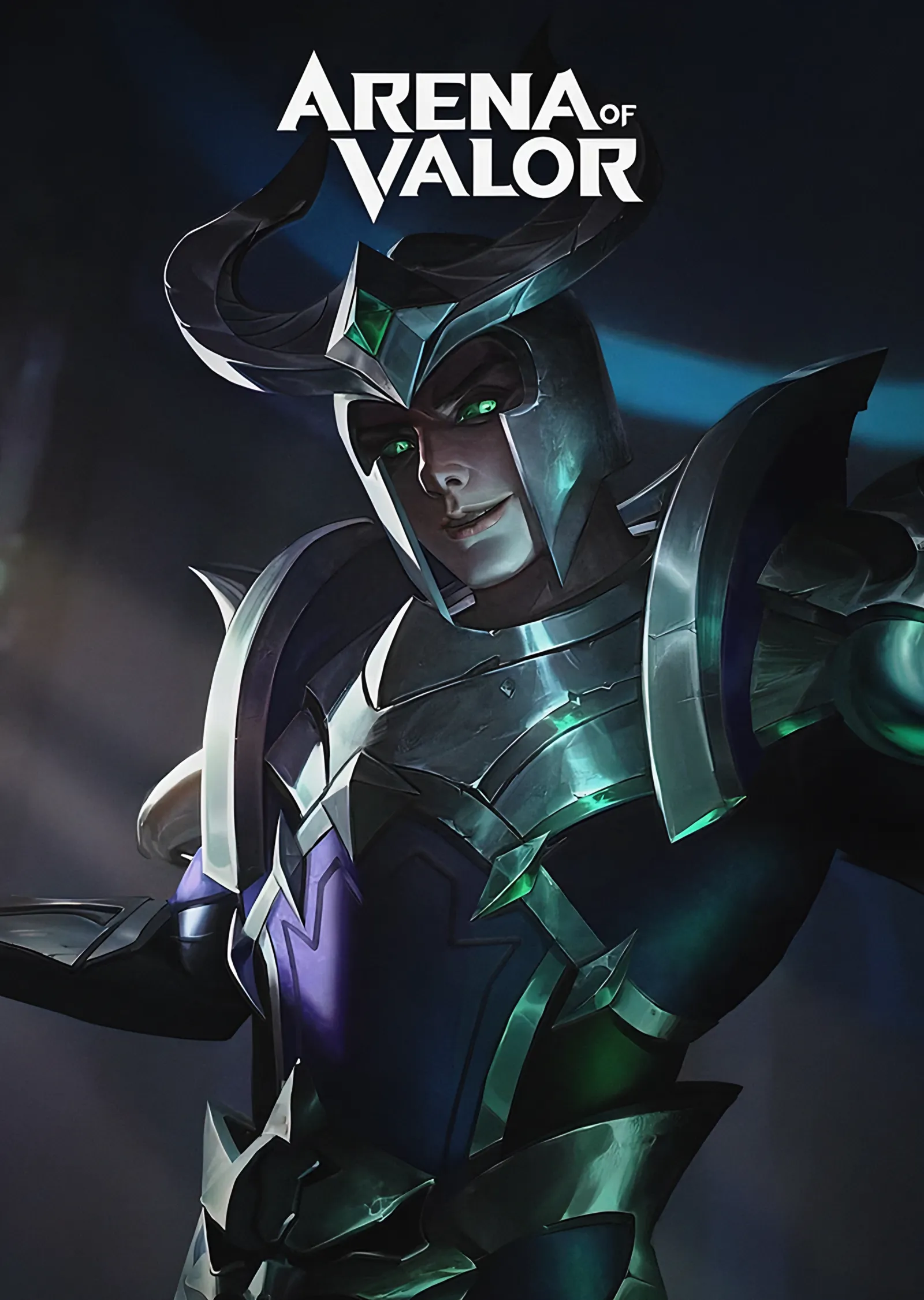 Arena of Valor: Yeşil Zırhlı Şövalye metal tablo