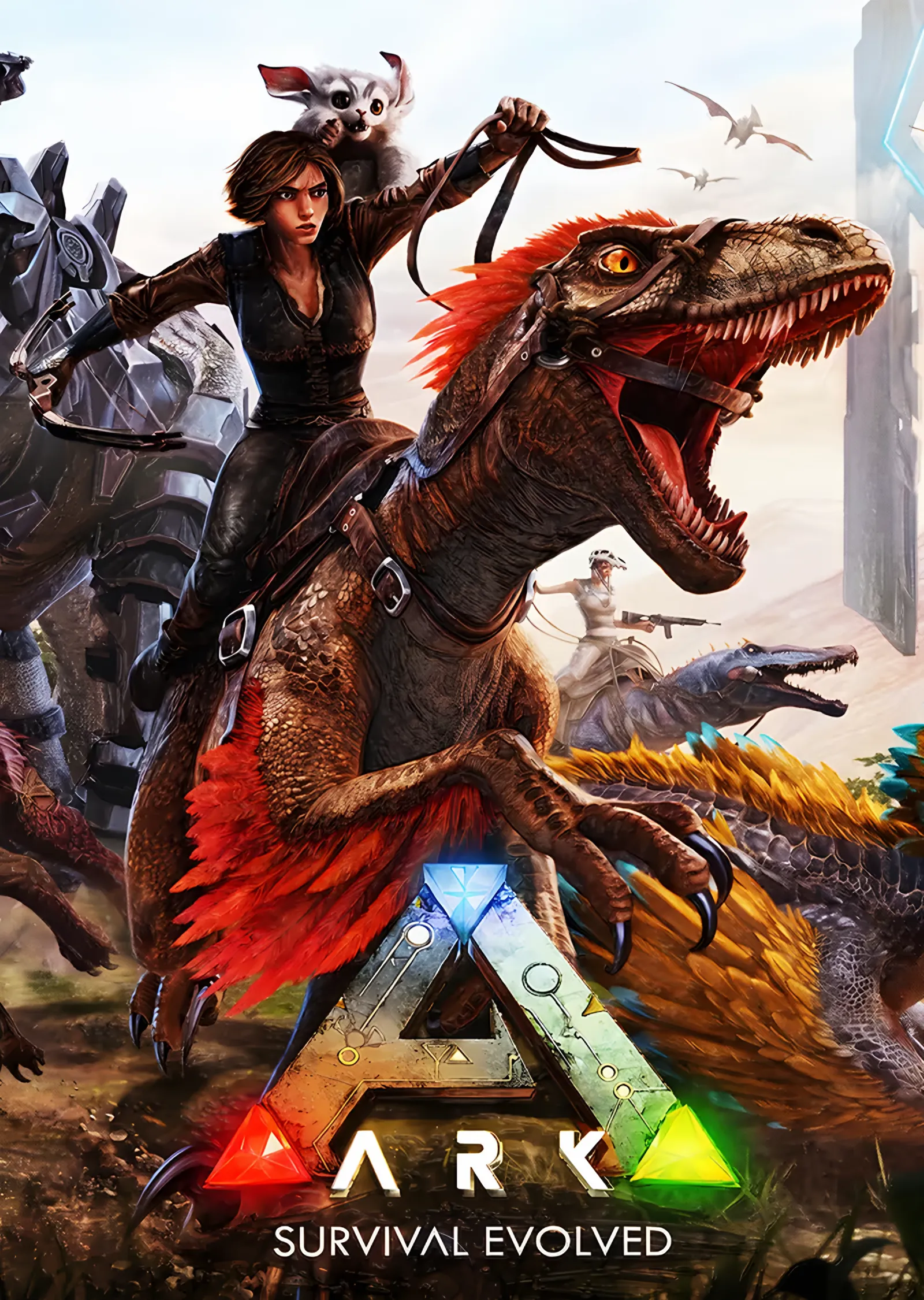 ARK Survival Evolved: Raptora Binen Kaşif metal tablo