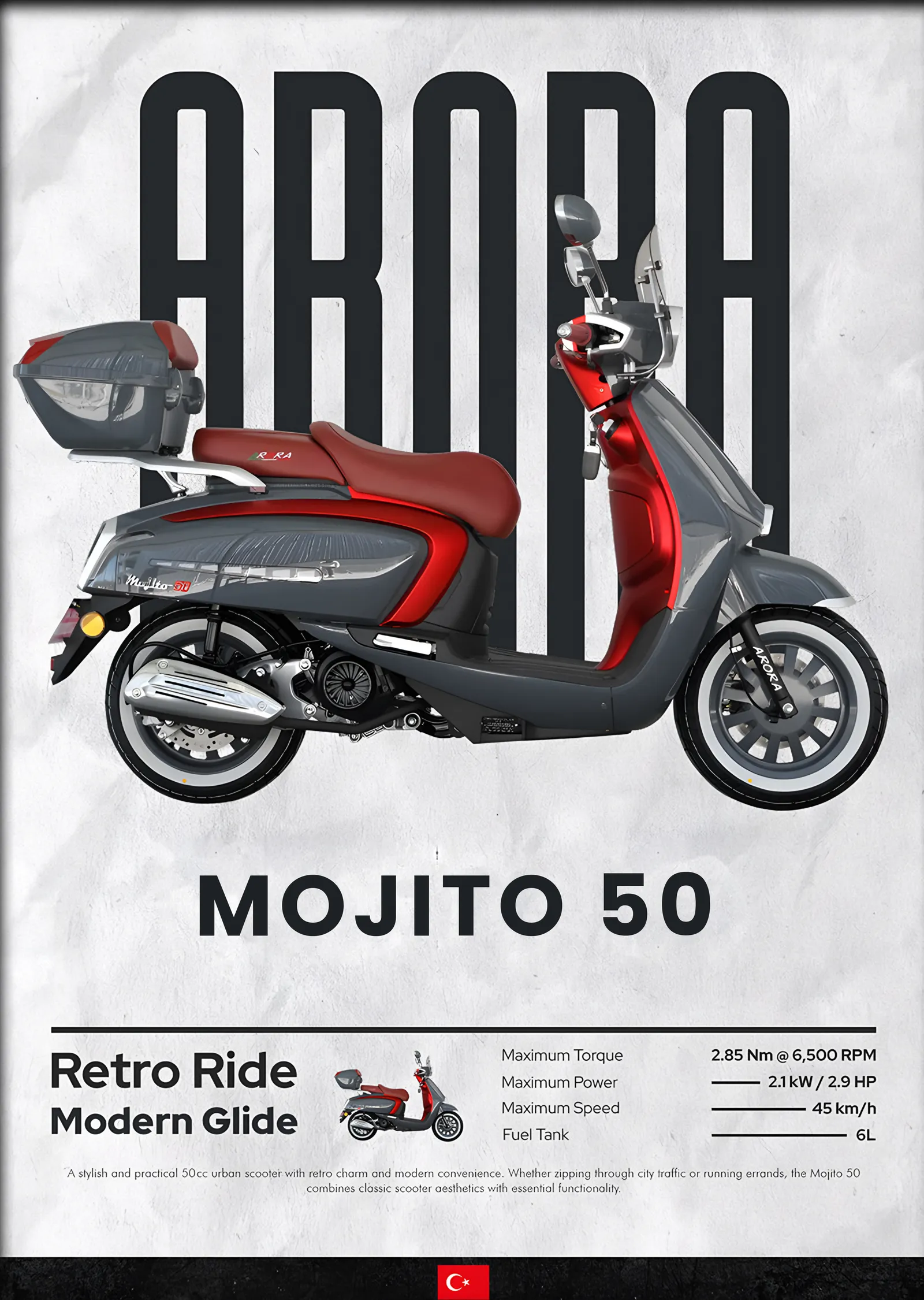 Arora Mojito 50 metal tablo