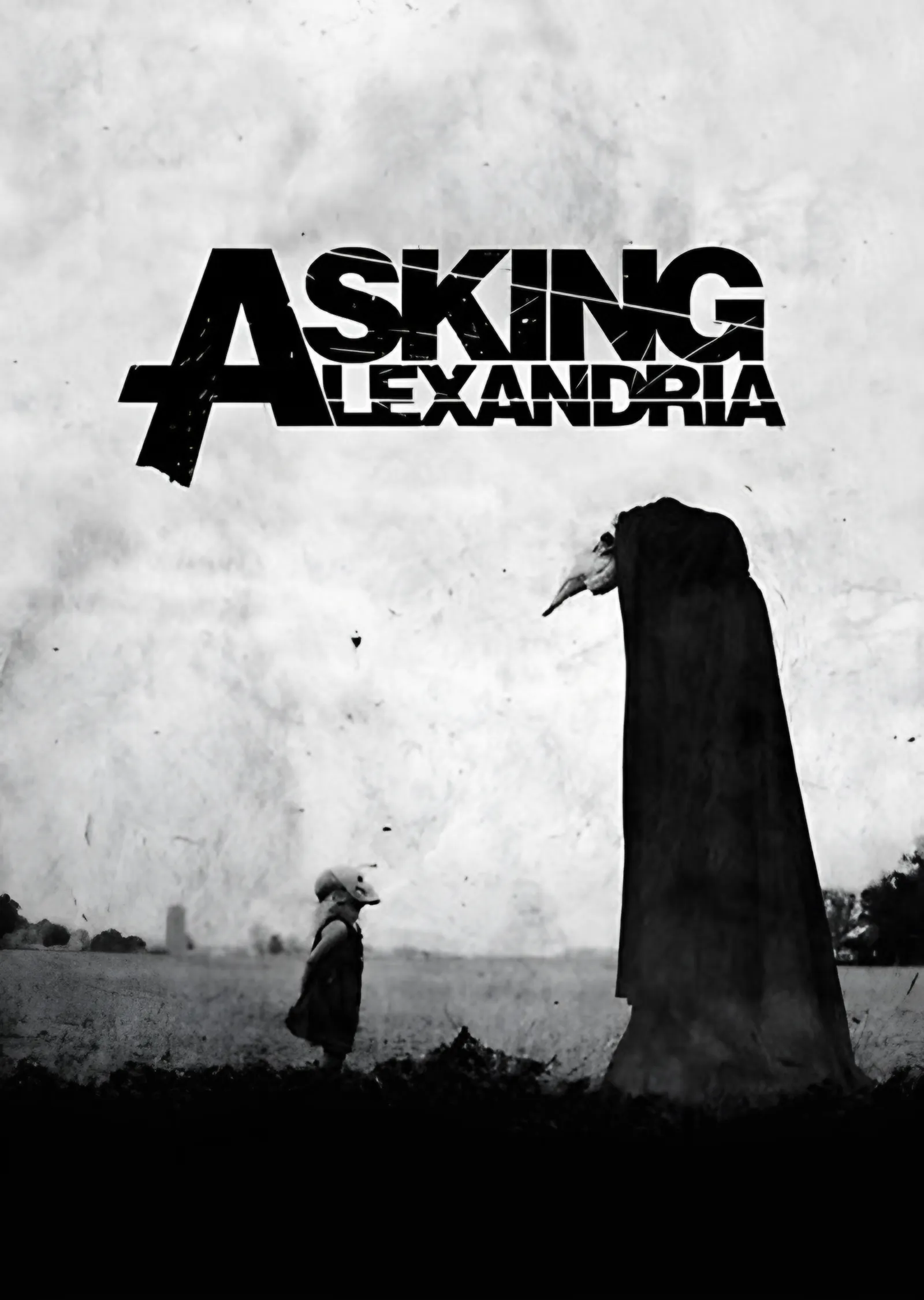 Asking Alexandria - Gölge metal tablo