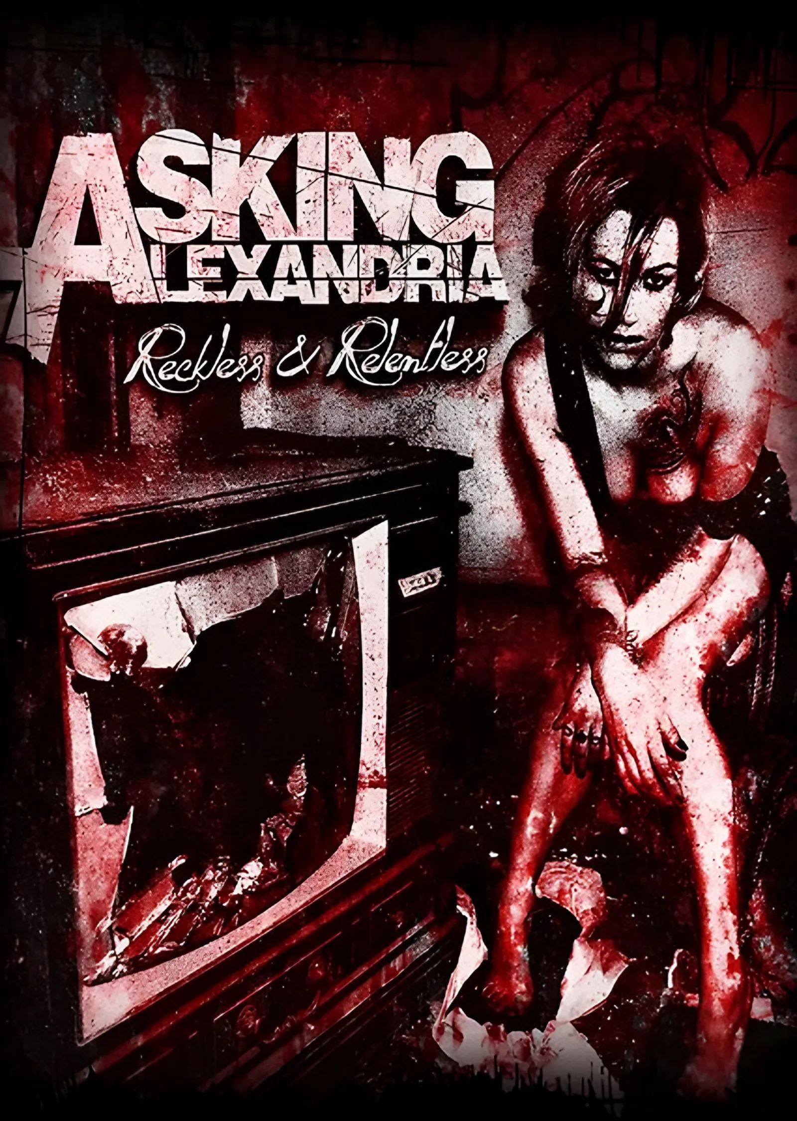 Asking Alexandria - Reckless & Relentless Kapak metal tablo