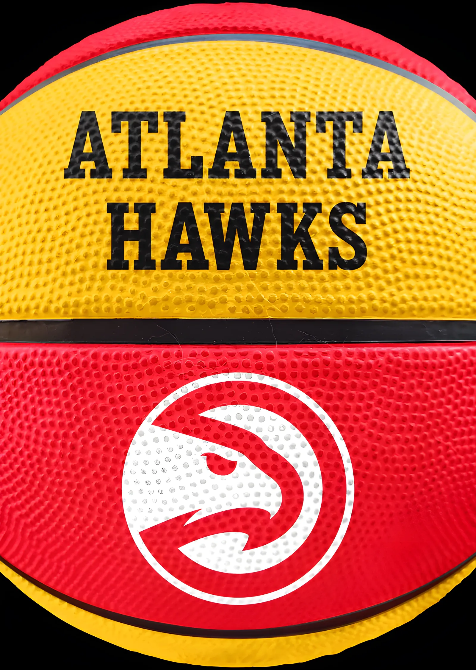 Atlanta Hawks - Basketbol Topu metal tablo
