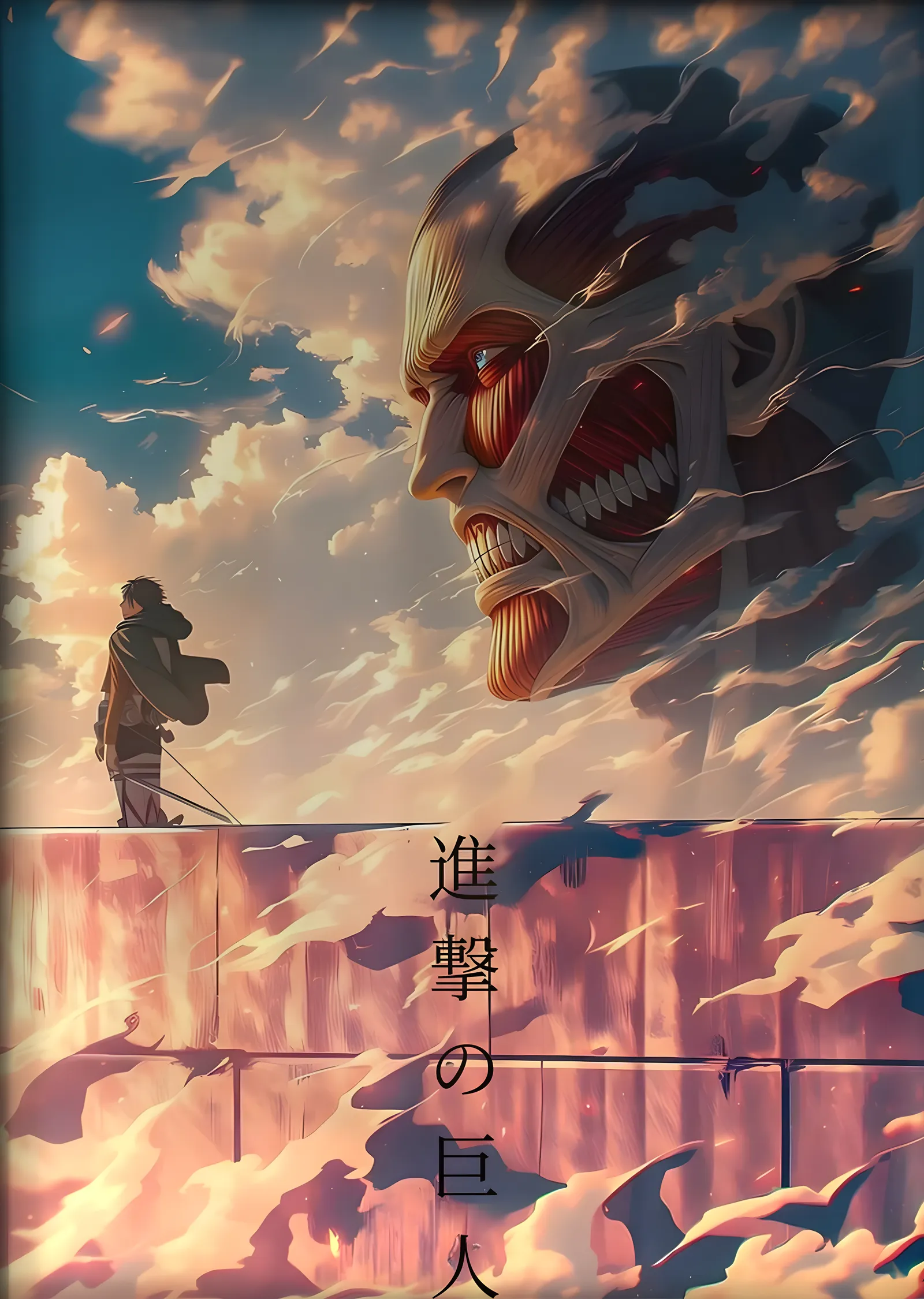 Attack on Titan: Duvar metal tablo