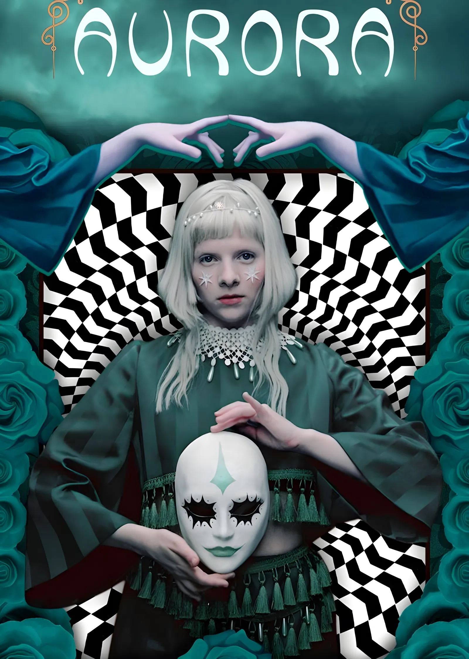 AURORA: Cure for Me Damalı Sahne metal tablo
