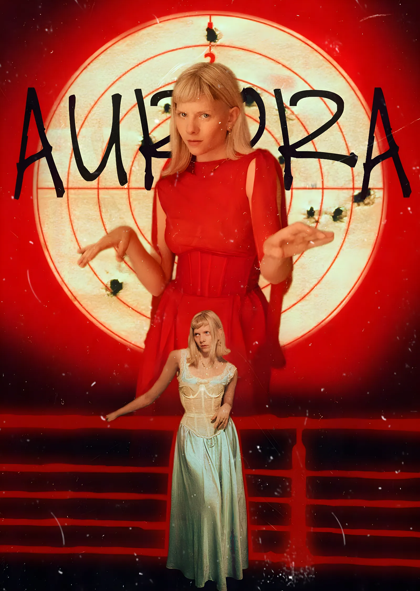 AURORA: Kızıl Ay Sahnesi metal tablo