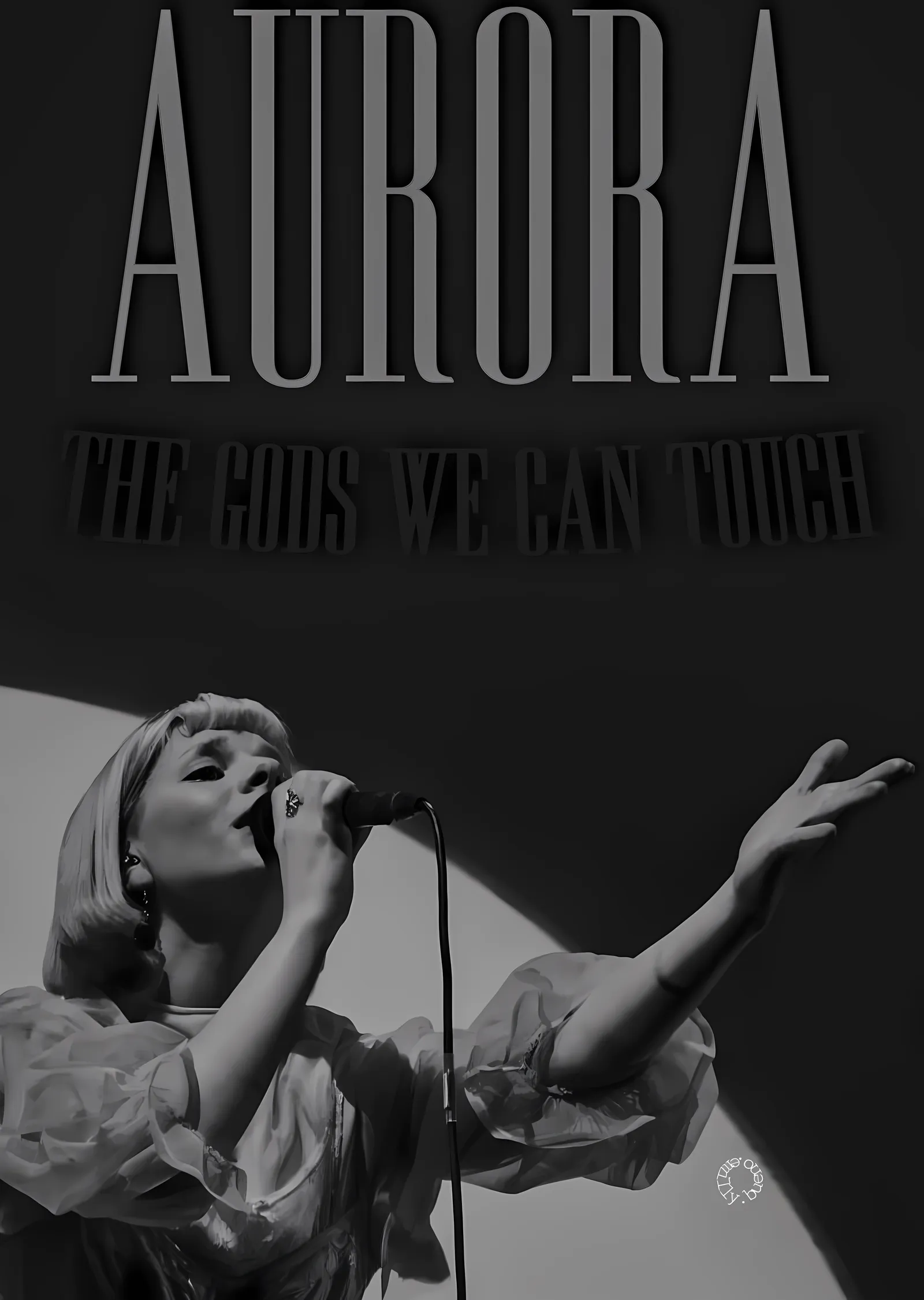 AURORA: The Gods We Can't Touch metal tablo