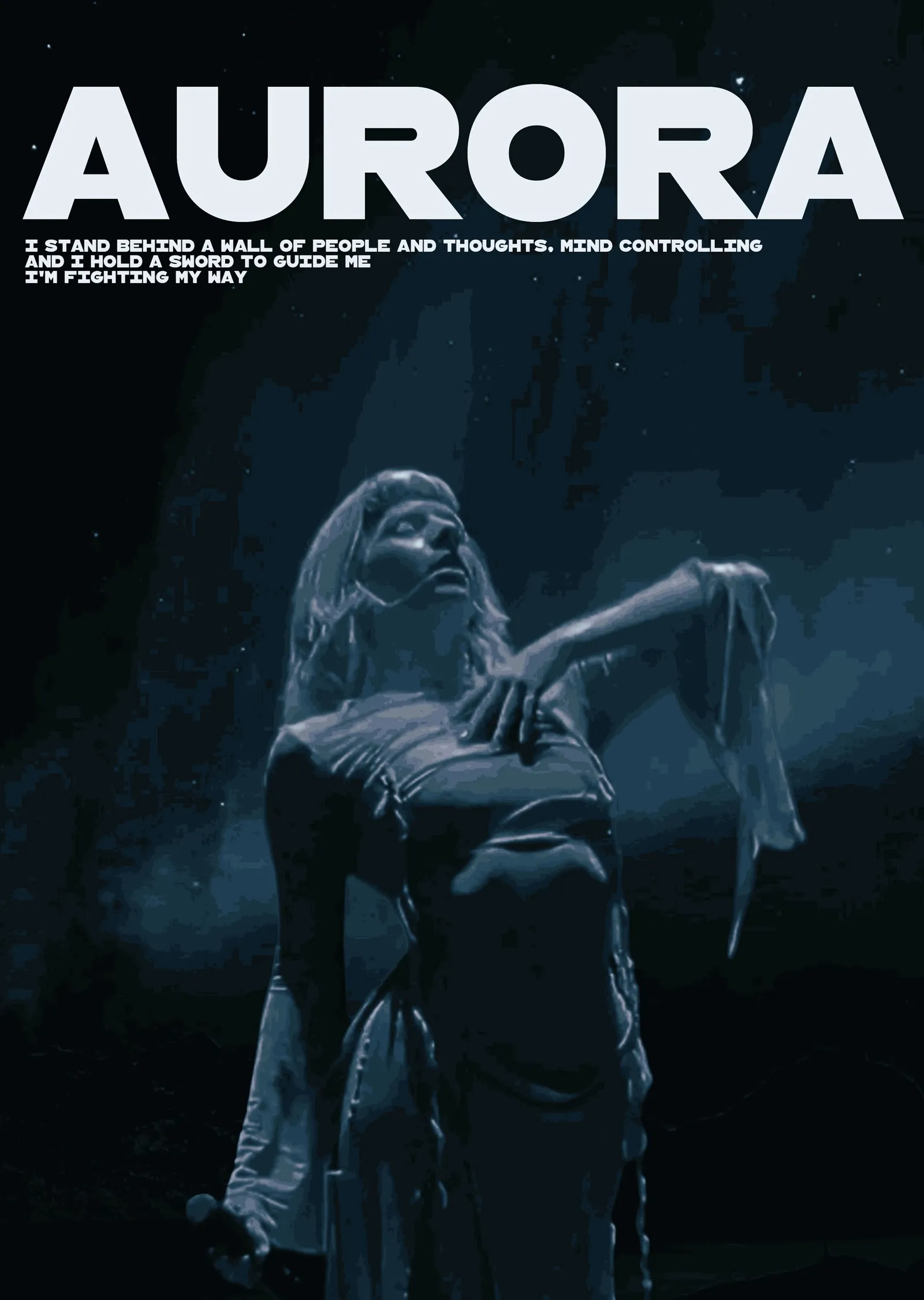 AURORA: Through the Eyes of Aurora metal tablo