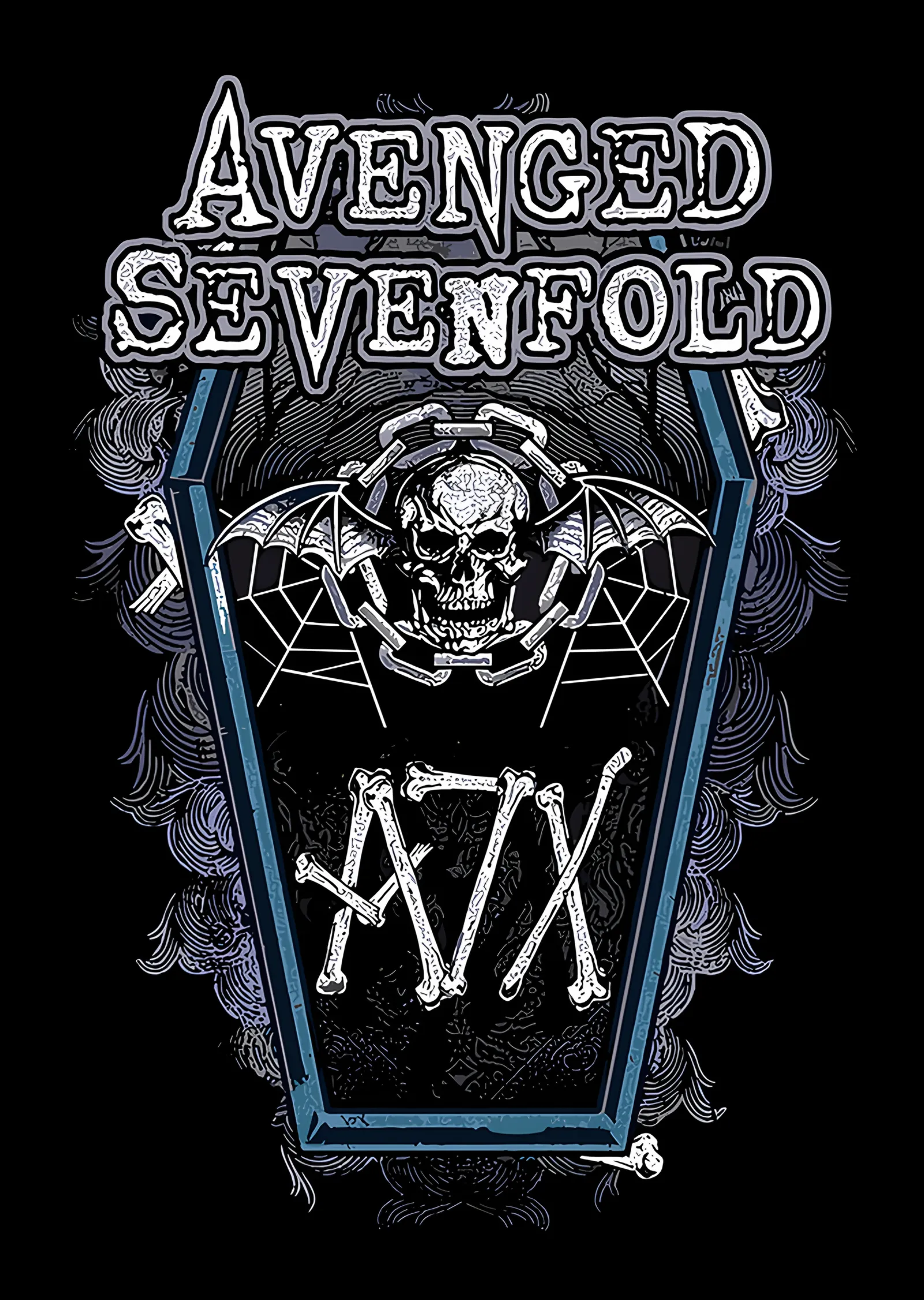 Avenged Sevenfold Tabut metal tablo