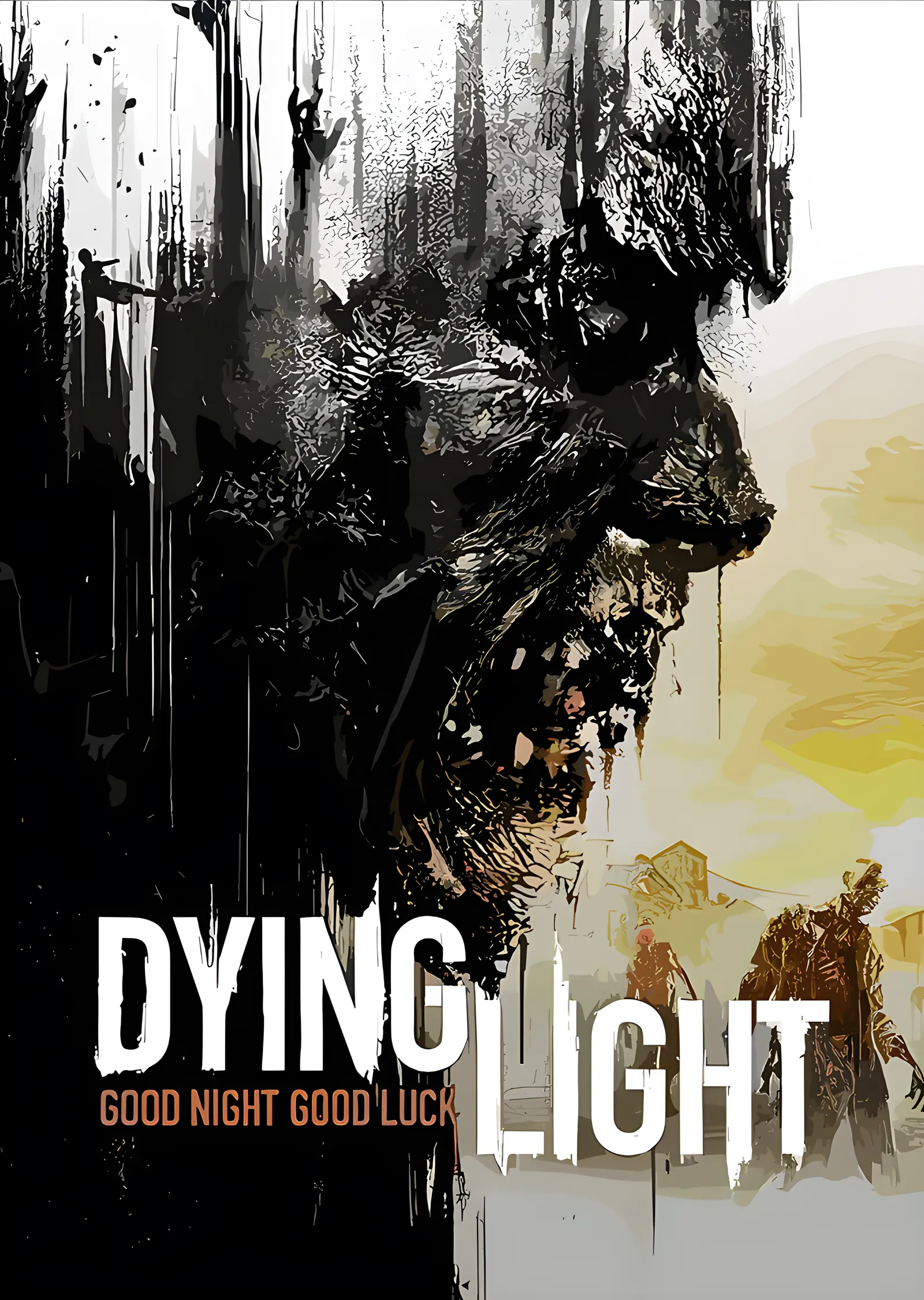 Dying Light: İyi Geceler İyi Şanslar metal tablo