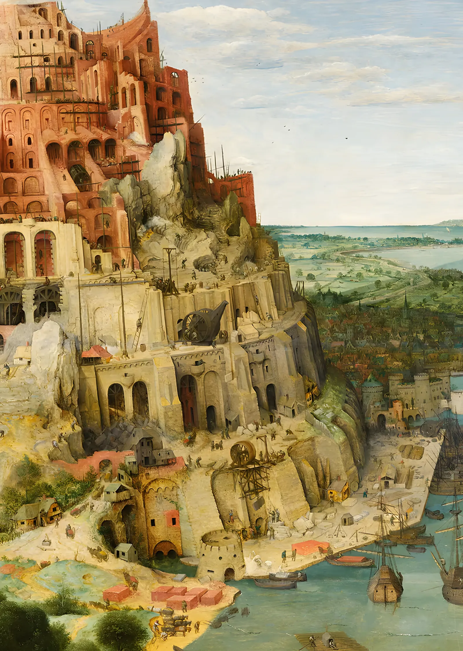 Babil Kulesi - Pieter Bruegel the Elder metal tablo