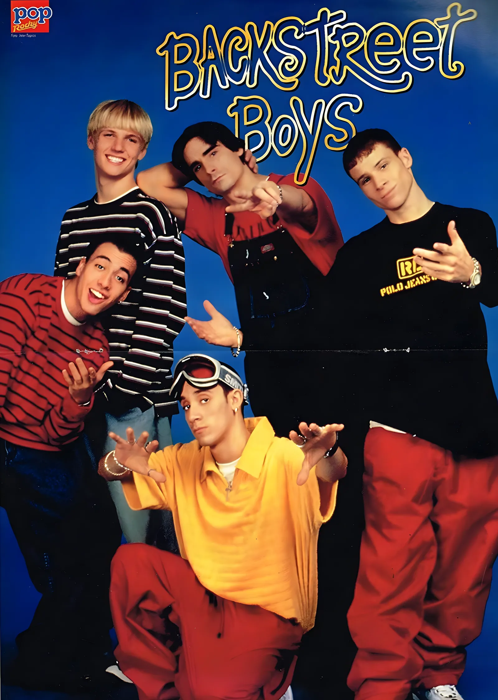 Backstreet Boys: Pop Dergi Kadrajı metal tablo
