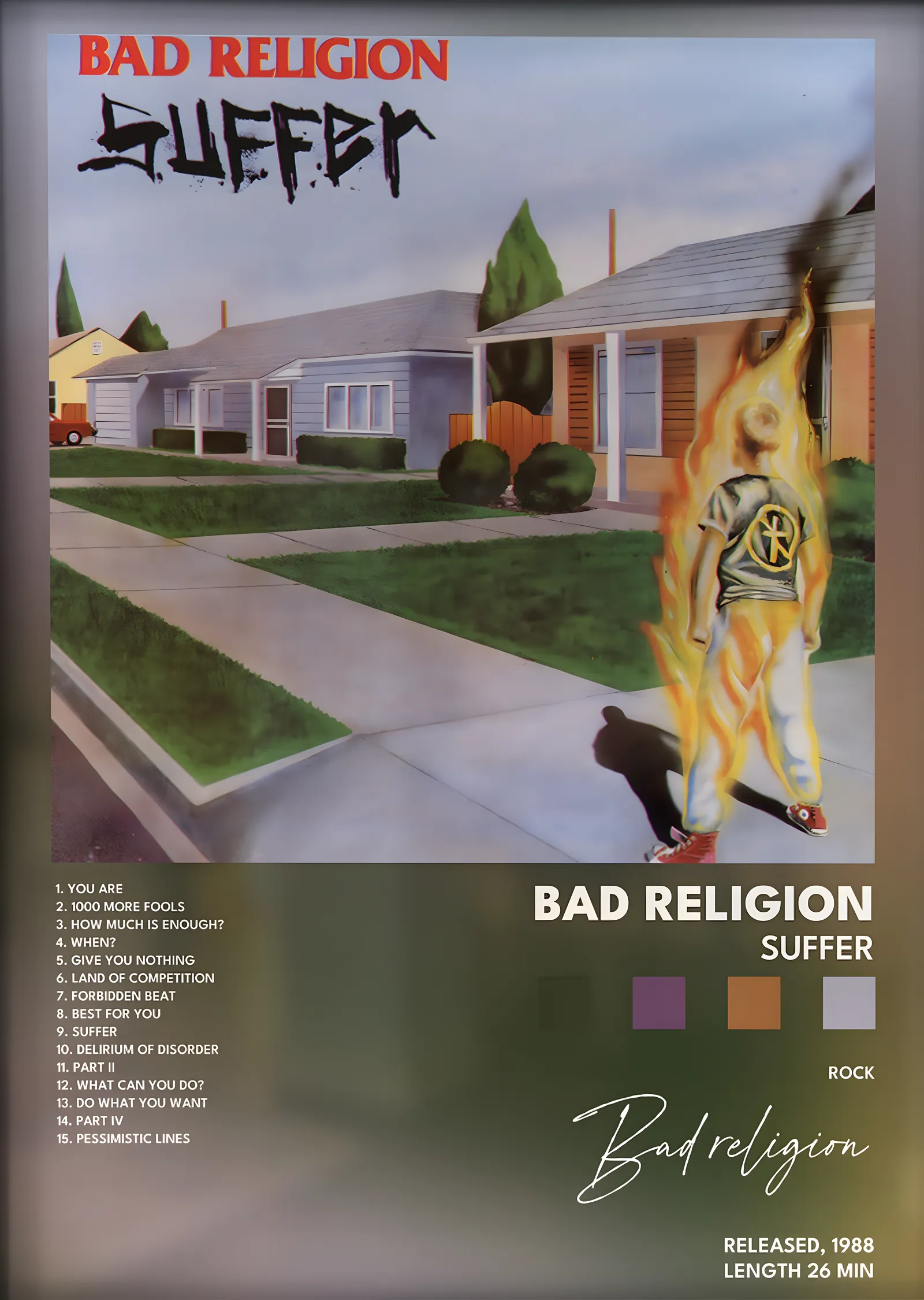 Bad Religion: Suffer metal tablo