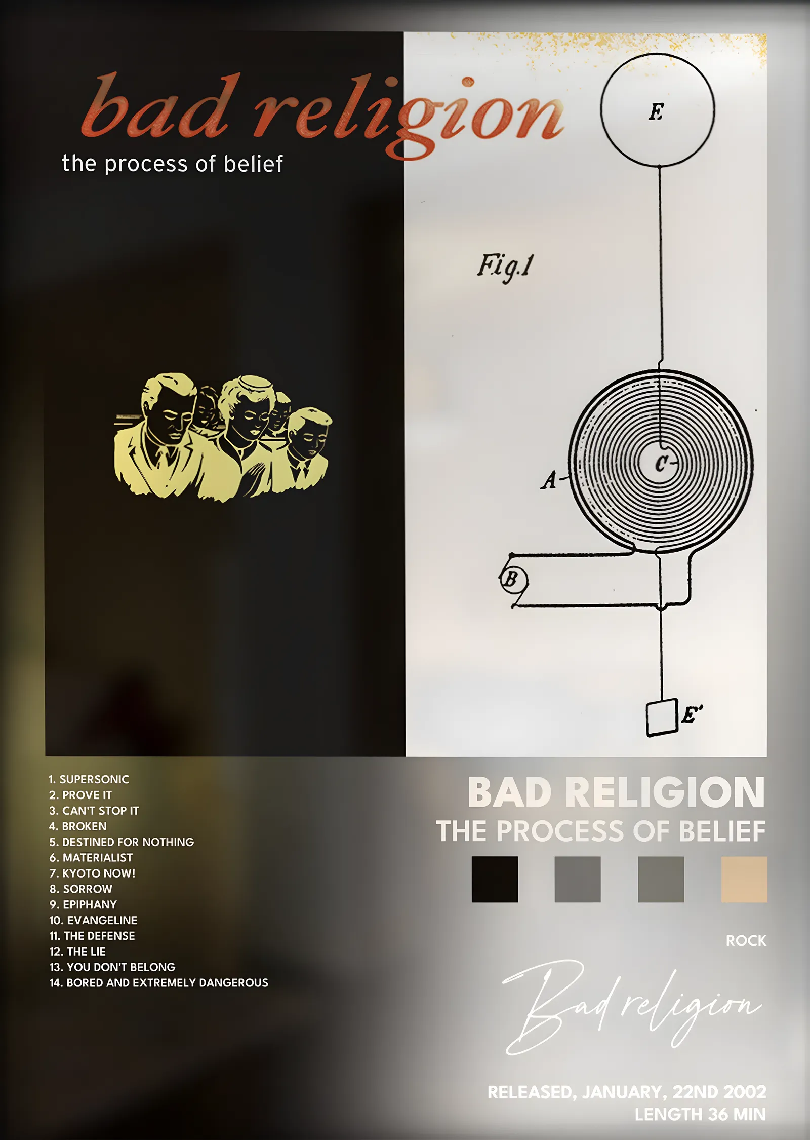 Bad Religion: The Process of Belief metal tablo