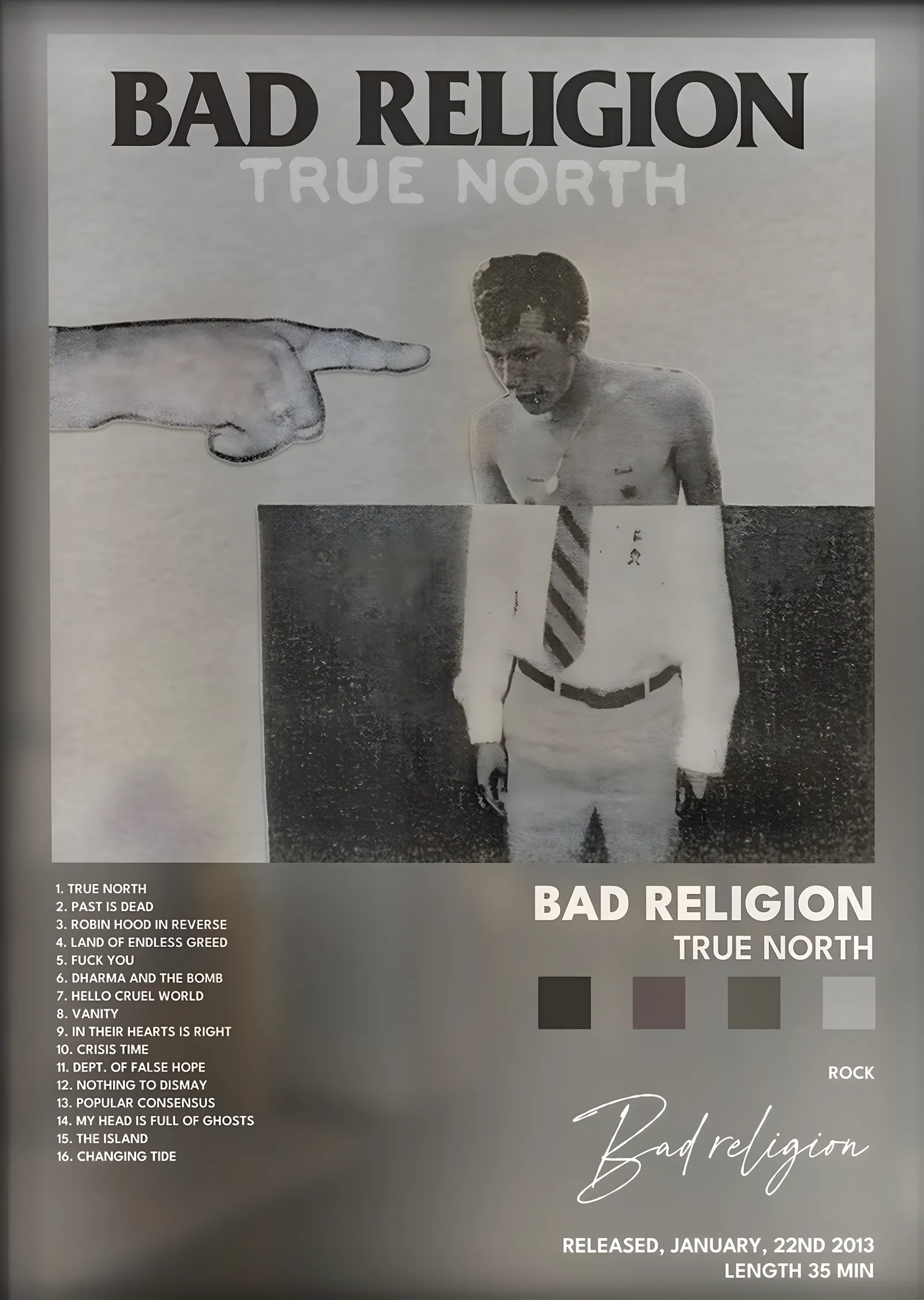 Bad Religion: True North metal tablo
