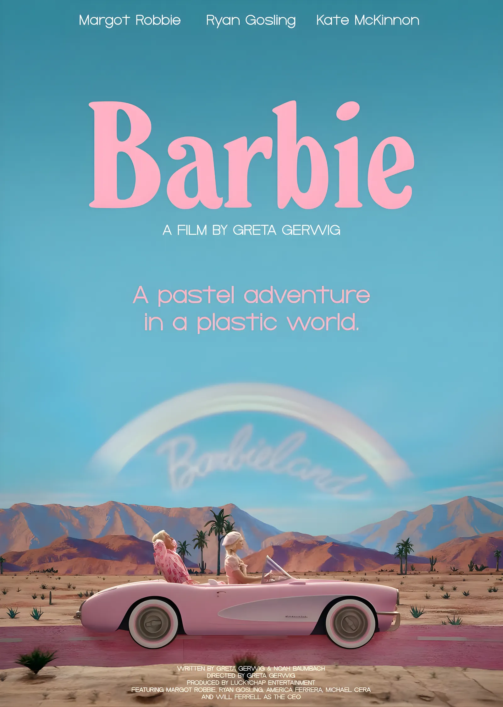Barbie - Barbieland metal tablo