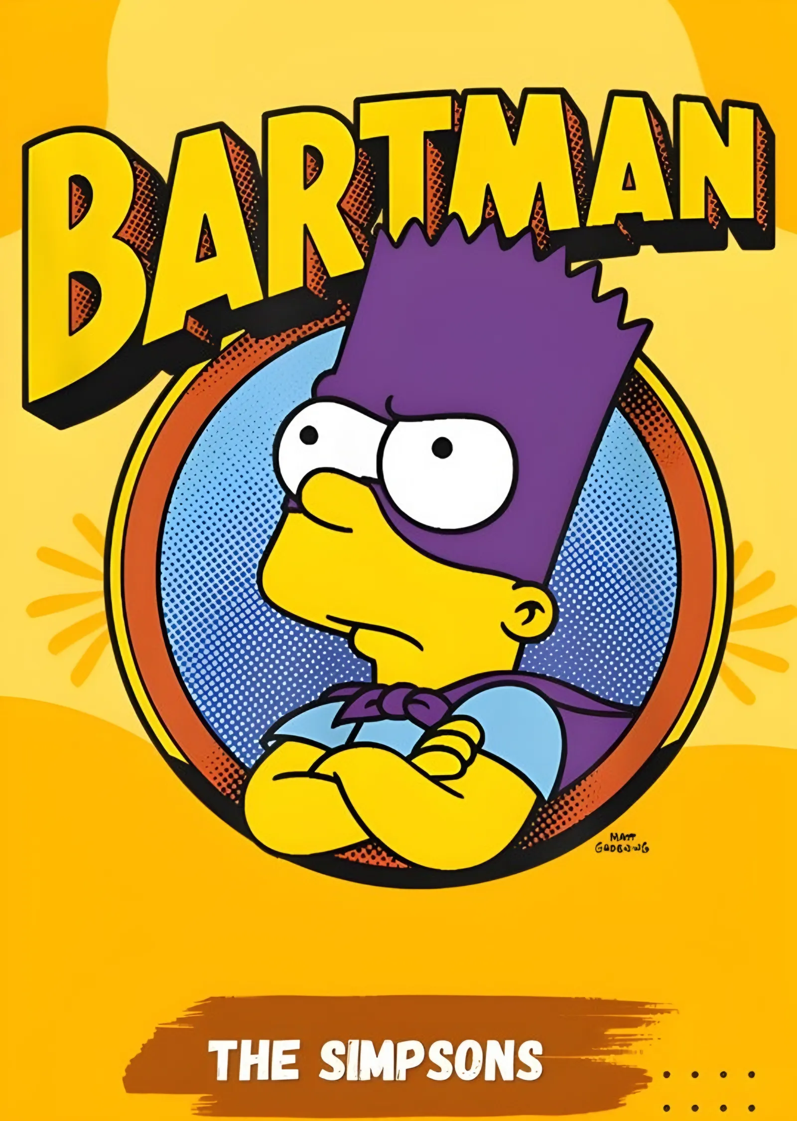 Bartman - The Simpsons metal tablo