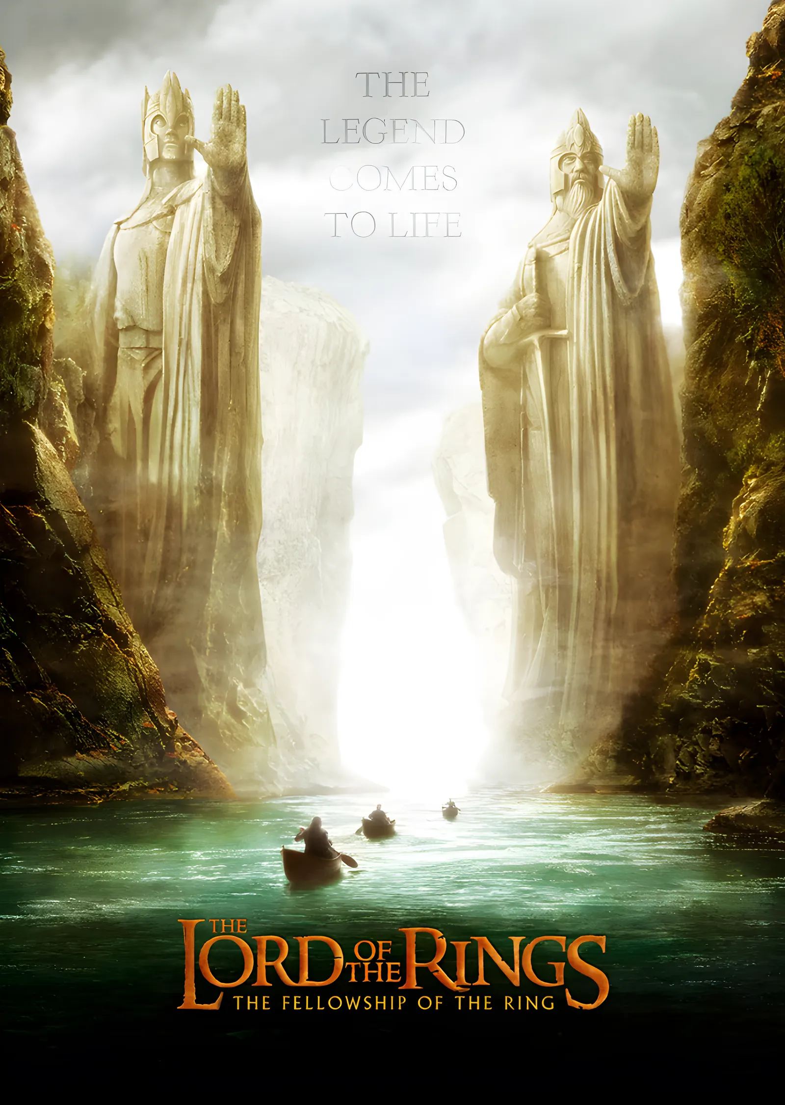 The Lord of the Rings: Argonath metal tablo