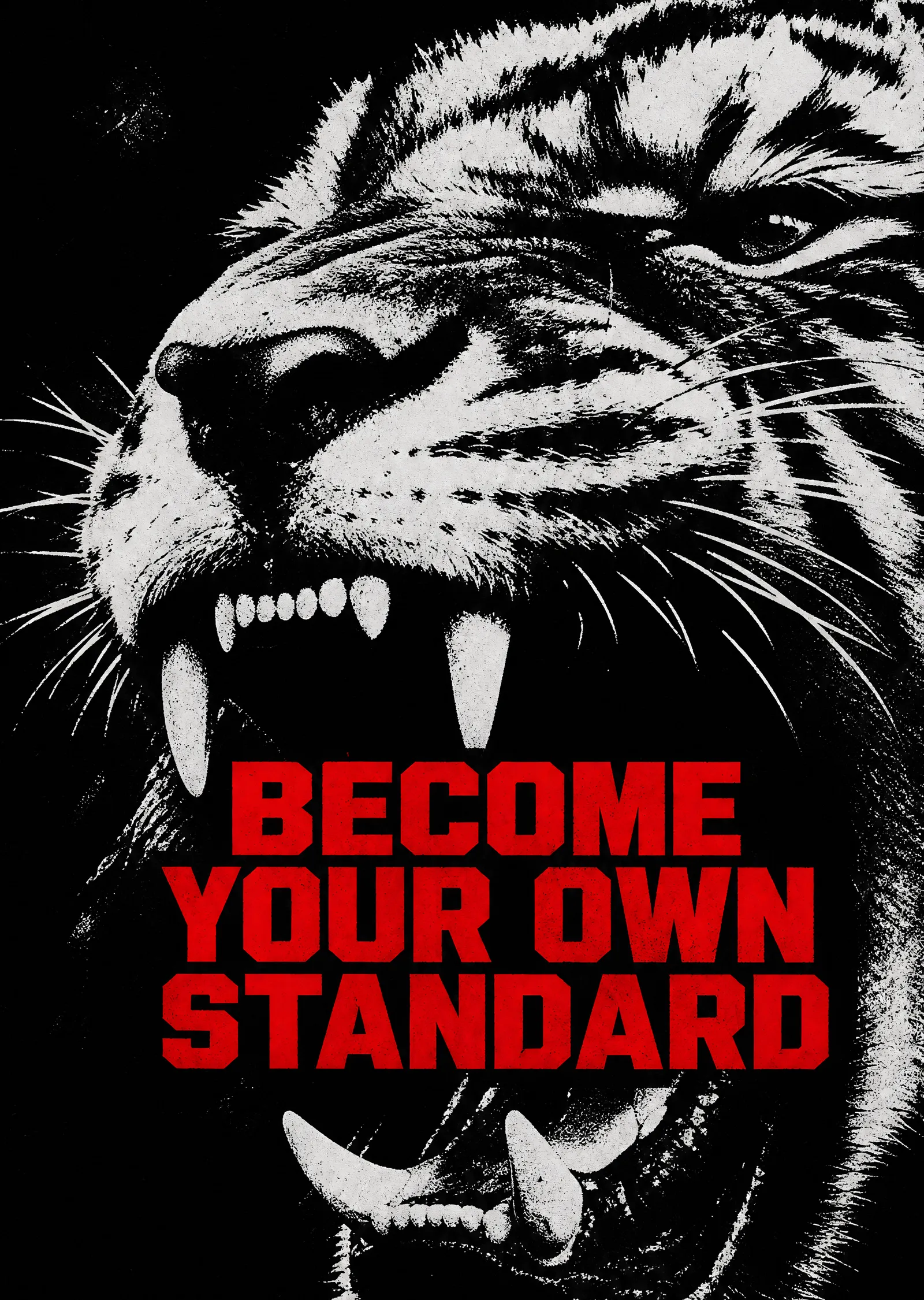 Become Your Own Standard metal tablo
